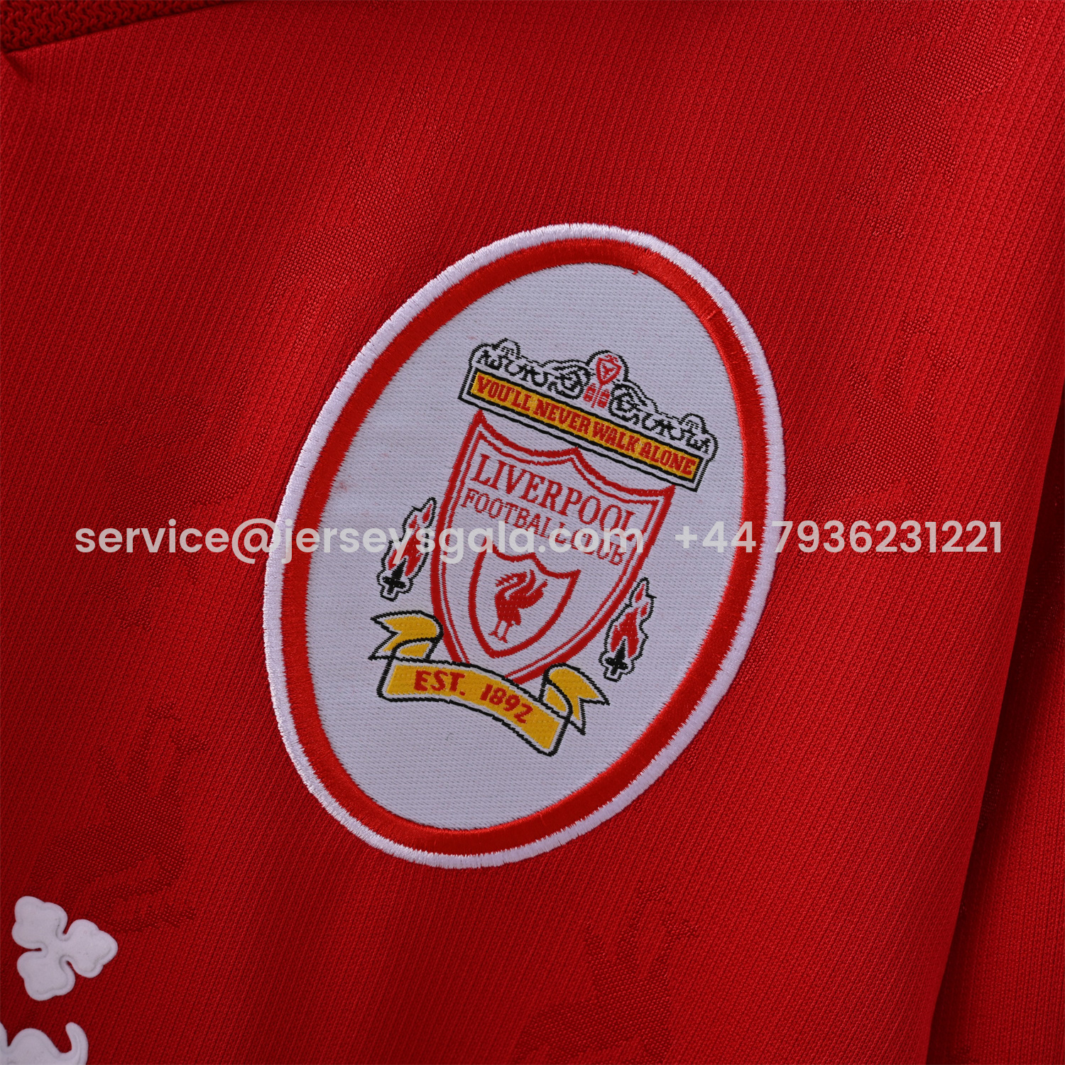 JerseysGala.com | Retro Liver.pool 1996-97 Home Long Sleeves Jersey -Customize Name, Number and Patch | Worldwide Shipping