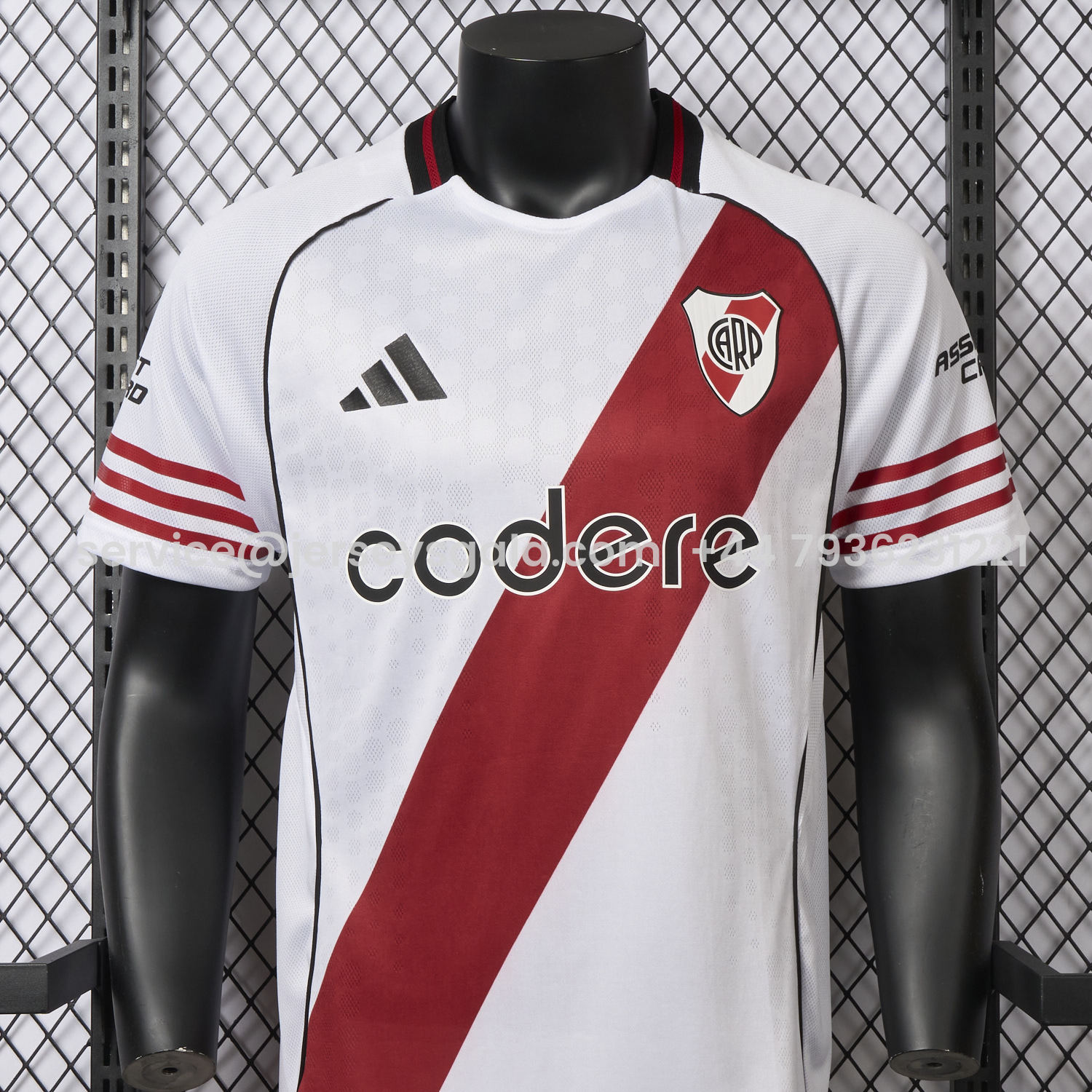JerseysGala.com | River Plate 25-26 Home Jersey - Player Version -Customize Name, Number and Patch | Worldwide Shipping