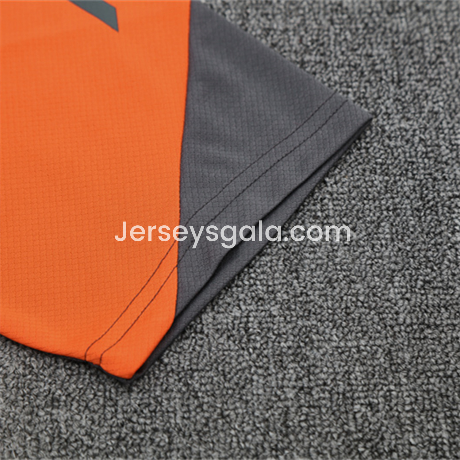 JerseysGala.com | Bayern Munich 25-26 Short-Sleeve Training Set - Orange Top & Gray shorts -Customize Name, Number and Patch | Worldwide Shipping