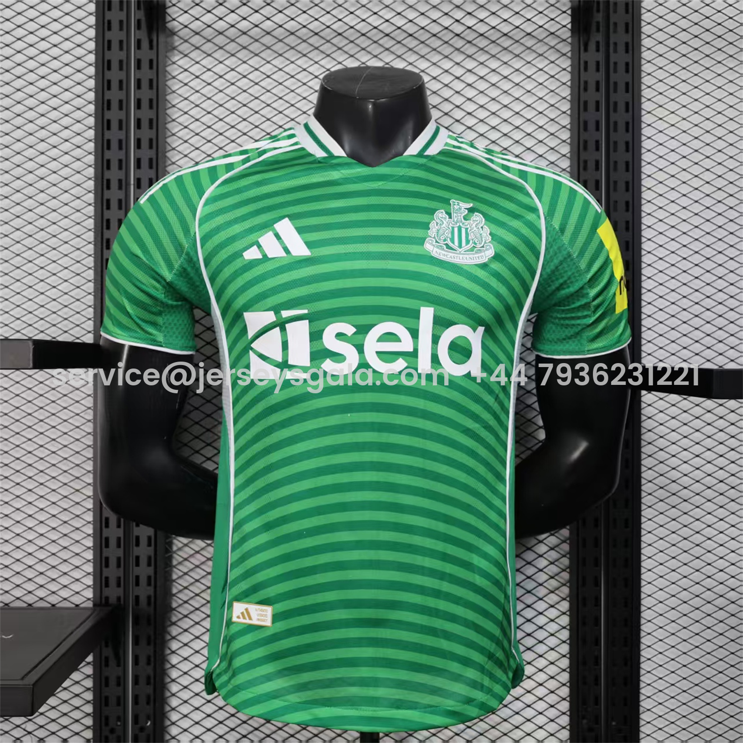 JerseysGala.com | Newcastle United 25-26 Away Jersey - Player Version -Customize Name, Number and Patch | Worldwide Shipping
