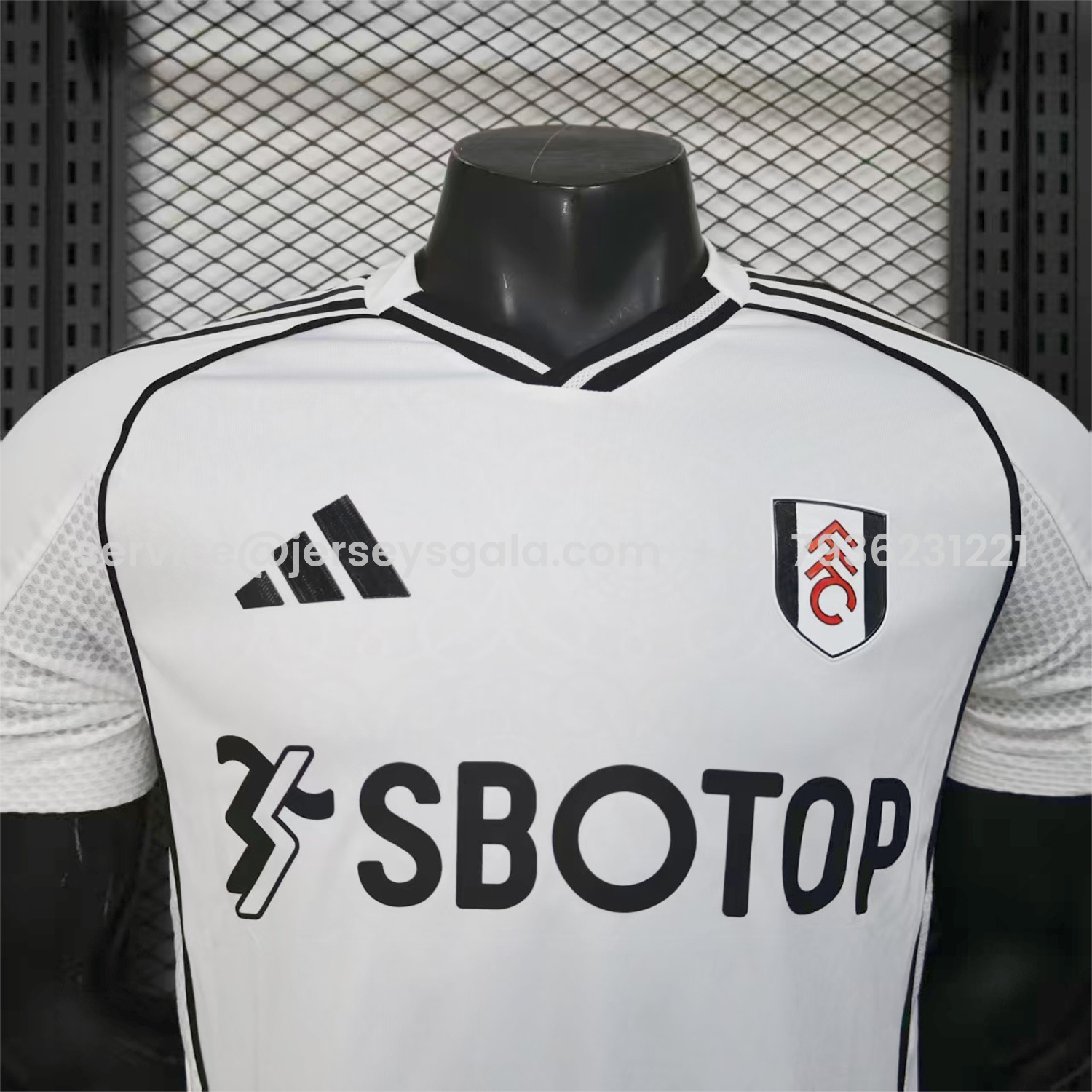 JerseysGala.com | Fulham 25-26 Home Jersey - Player Version -Customize Name, Number and Patch | Worldwide Shipping