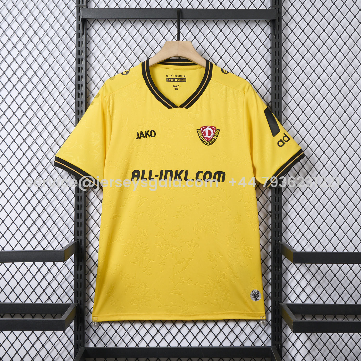 JerseysGala.com | Dynamo Dresden 25-26 Home Jersey - Fans Version -Customize Name, Number and Patch | Worldwide Shipping
