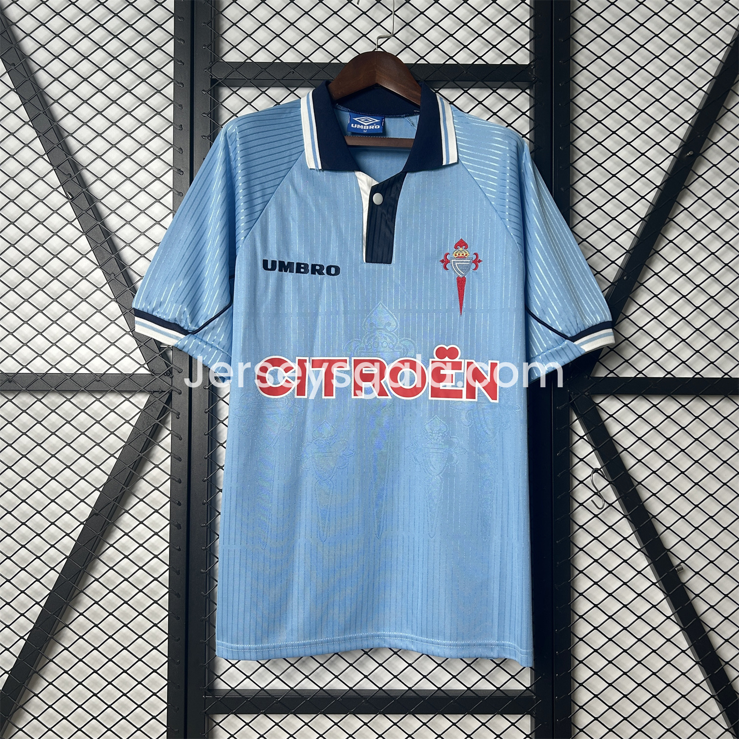 JerseysGala.com | Retro Celta Vigo 1997-99 Home Jersey -Customize Name, Number and Patch | Worldwide Shipping