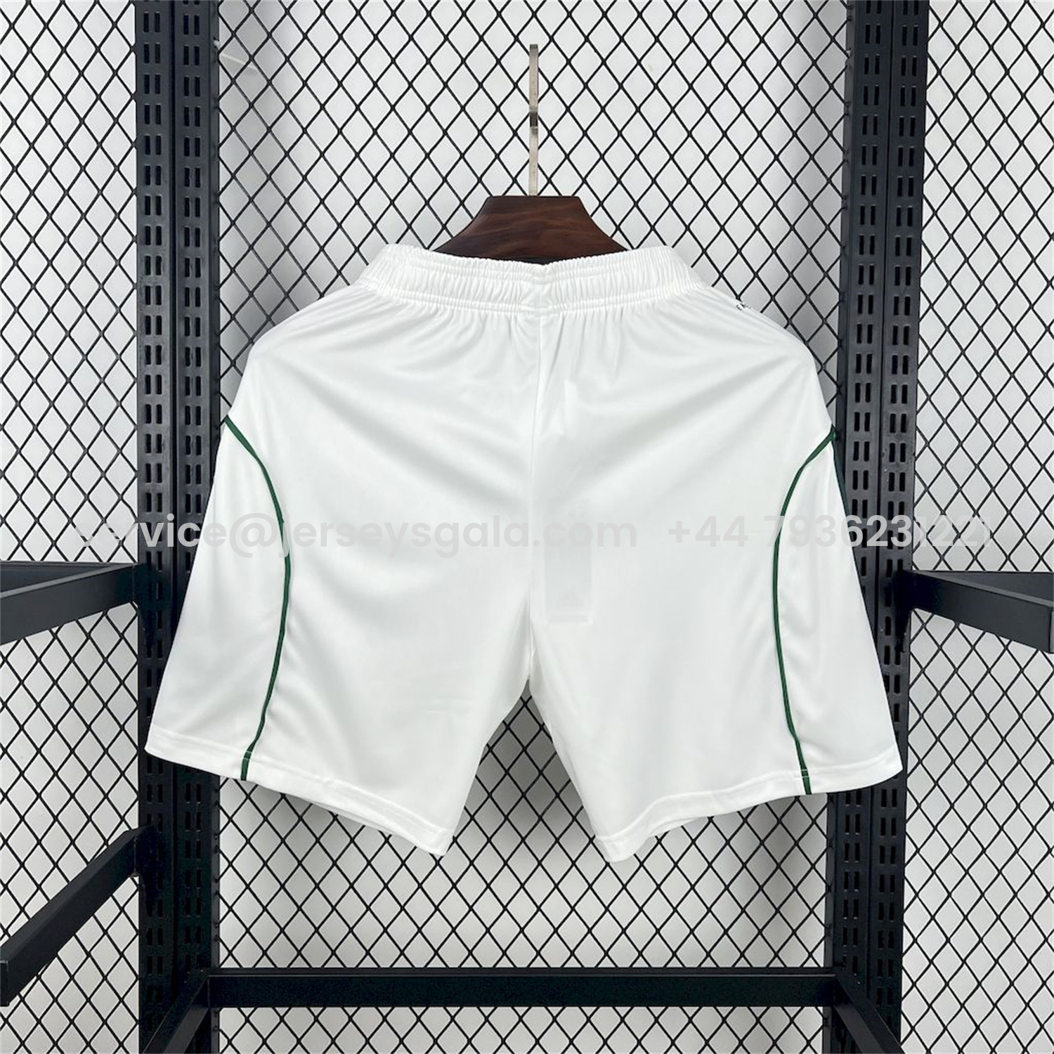 JerseysGala.com | Celtic 25-26 Home White Shorts - Fans Version -Customize Name, Number and Patch | Worldwide Shipping