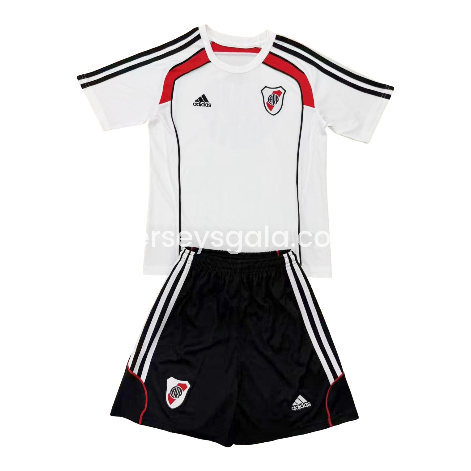JerseysGala.com | River Plate 25-26 Urban Purist Throwback White Men's Adult Jersey Set - Fans Version -Customize Name, Number and Patch | Worldwide Shipping