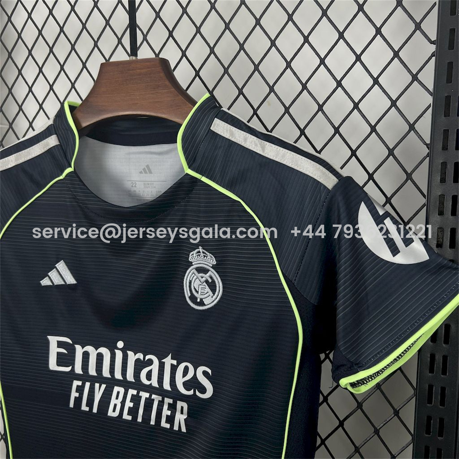 JerseysGala.com | Real Madrid 25-26 Away Kids Kit - Fans Version -Customize Name, Number and Patch | Worldwide Shipping