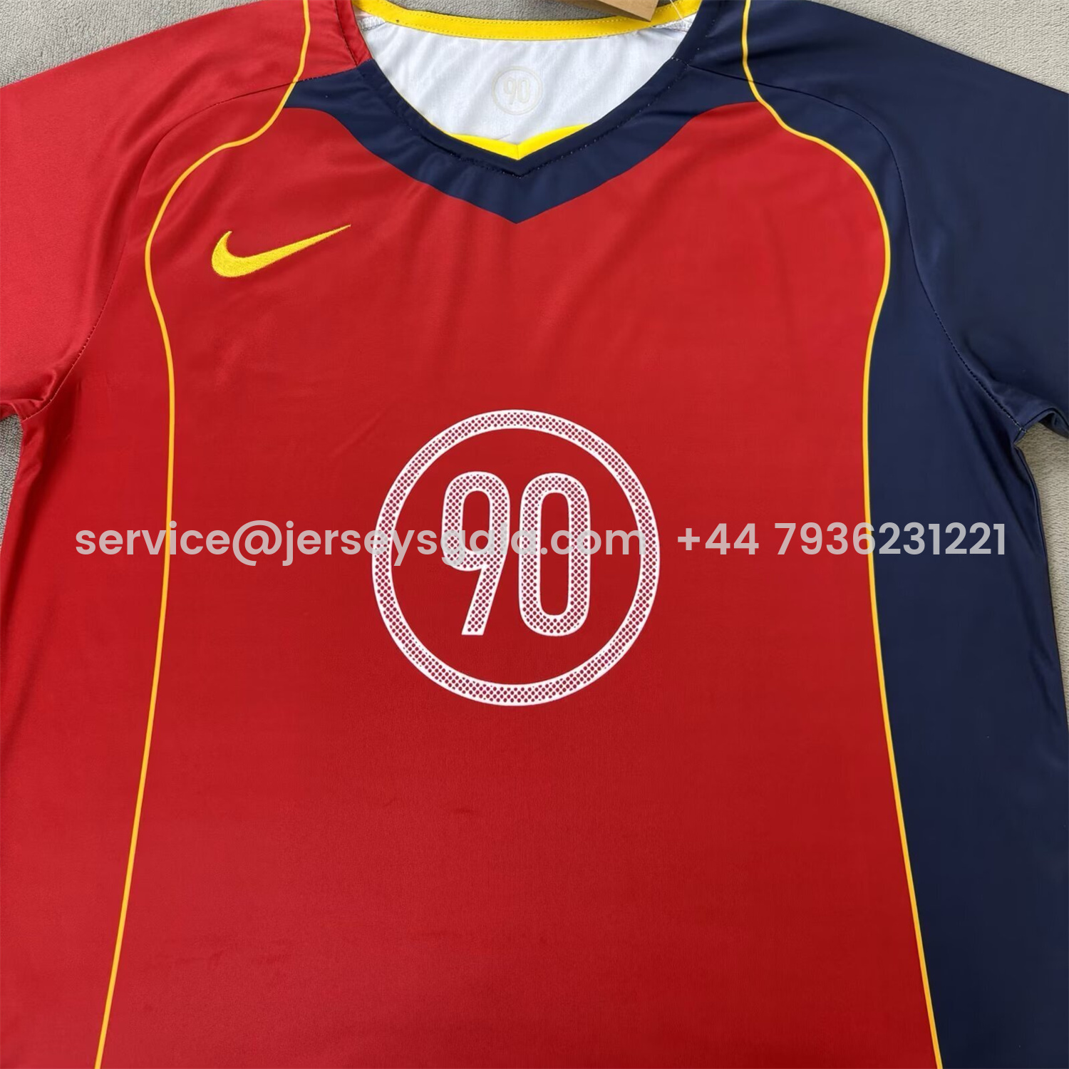 JerseysGala.com | Spain 2026 T90 Red Special Jersey -Customize Name, Number and Patch | Worldwide Shipping