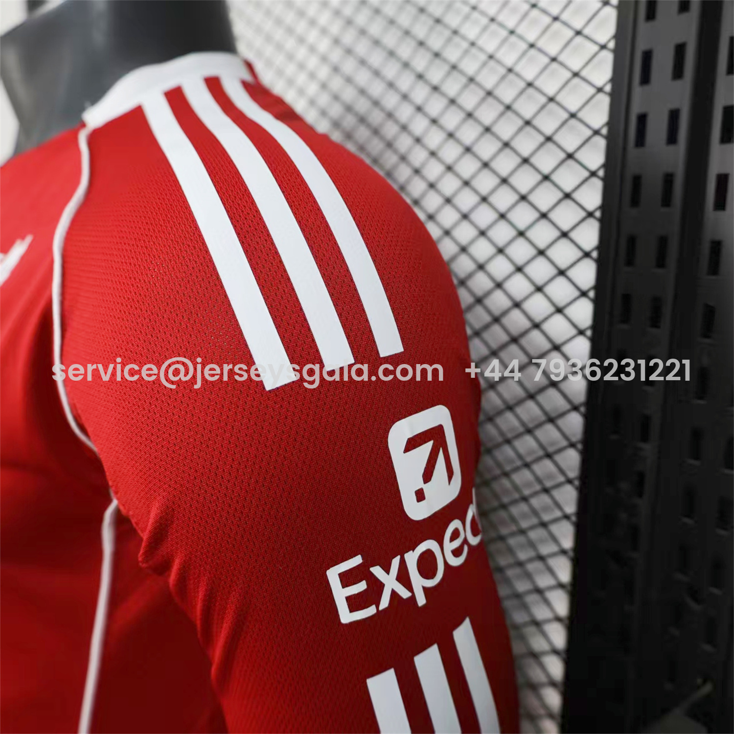 JerseysGala.com | Liver.pool 25-26 Home Long Sleeves Jersey - Player Version -Customize Name, Number and Patch | Worldwide Shipping