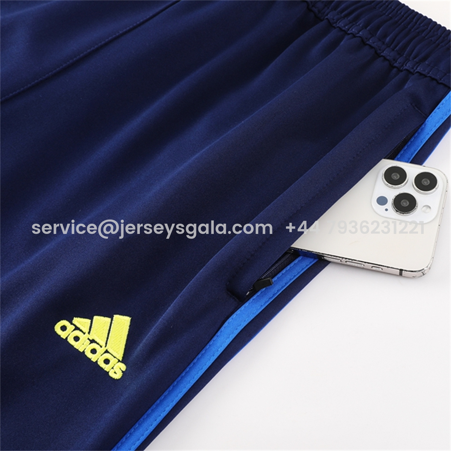 JerseysGala.com | Boca Juniors 25-26 Jacket Training Tracksuit - Royal Blue Jackets & Pants -Customize Name, Number and Patch | Worldwide Shipping