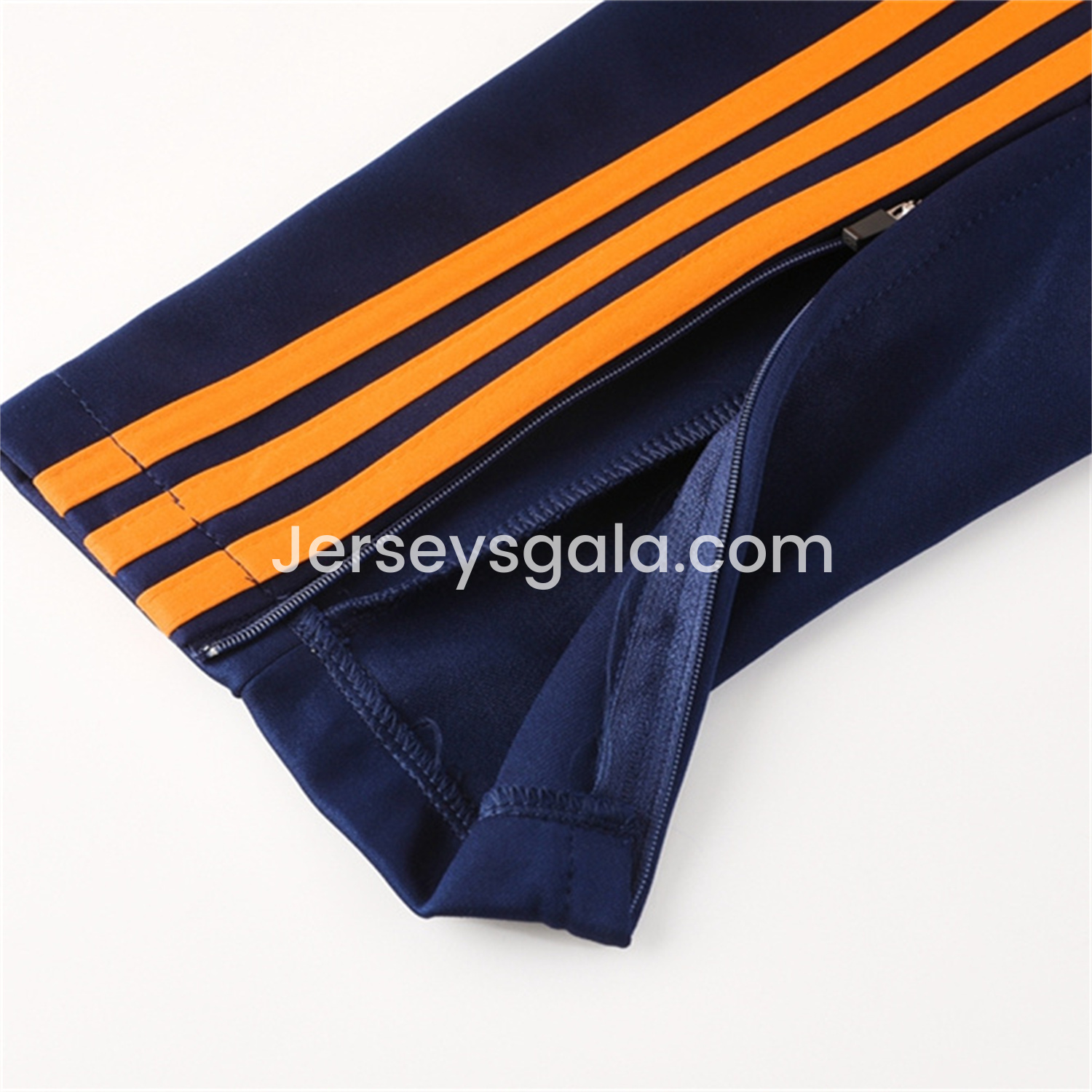 JerseysGala.com | Juventus 24-25 Jacket Training Tracksuit - Orange Jackets & Blue Pants -Customize Name, Number and Patch | Worldwide Shipping