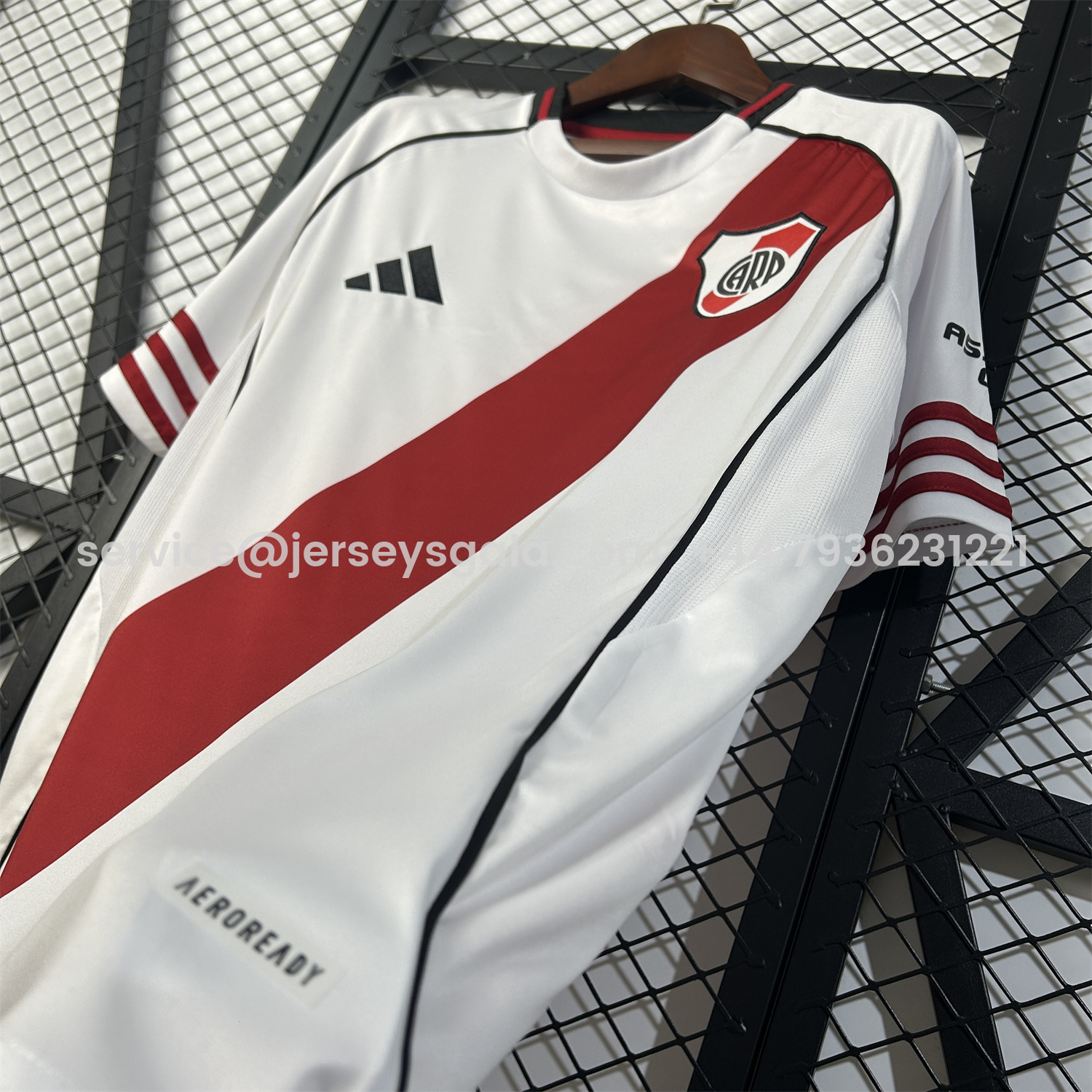 JerseysGala.com | River Plate 25-26 Home Unsponsored Jersey - Fans Version -Customize Name, Number and Patch | Worldwide Shipping