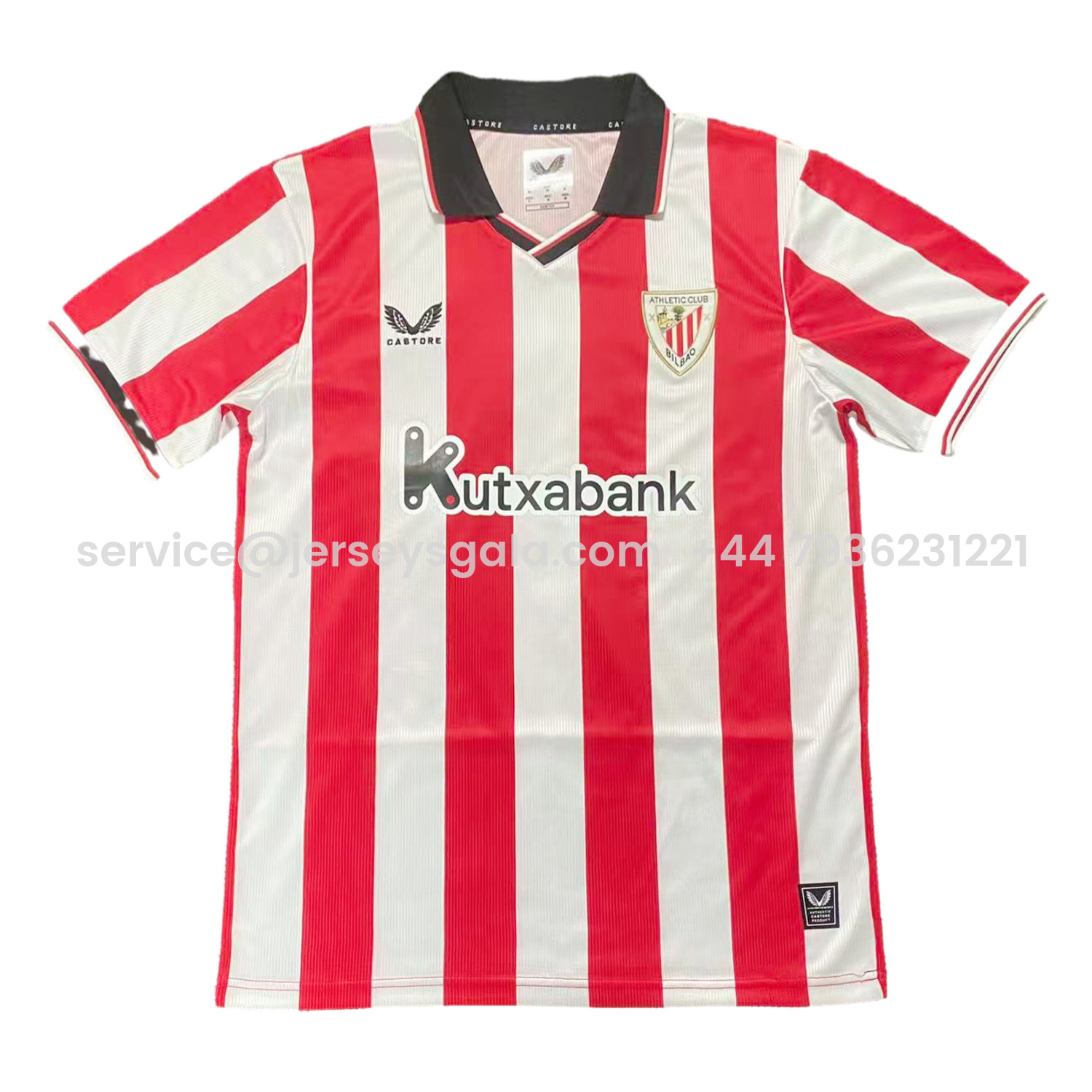 JerseysGala.com | Athletic Bilbao 25-26 Home Jersey - Fans Version -Customize Name, Number and Patch | Worldwide Shipping