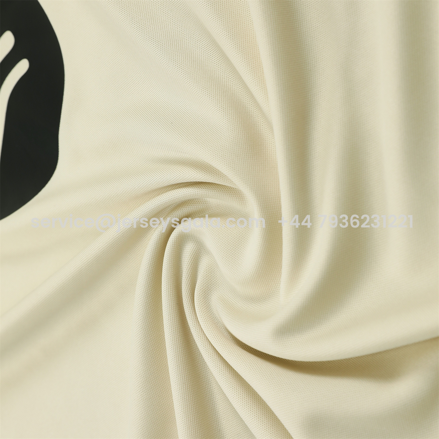JerseysGala.com | Barcelona 25-26 Short-Sleeve Training Set - Cream Top & Deep Blue Shorts -Customize Name, Number and Patch | Worldwide Shipping