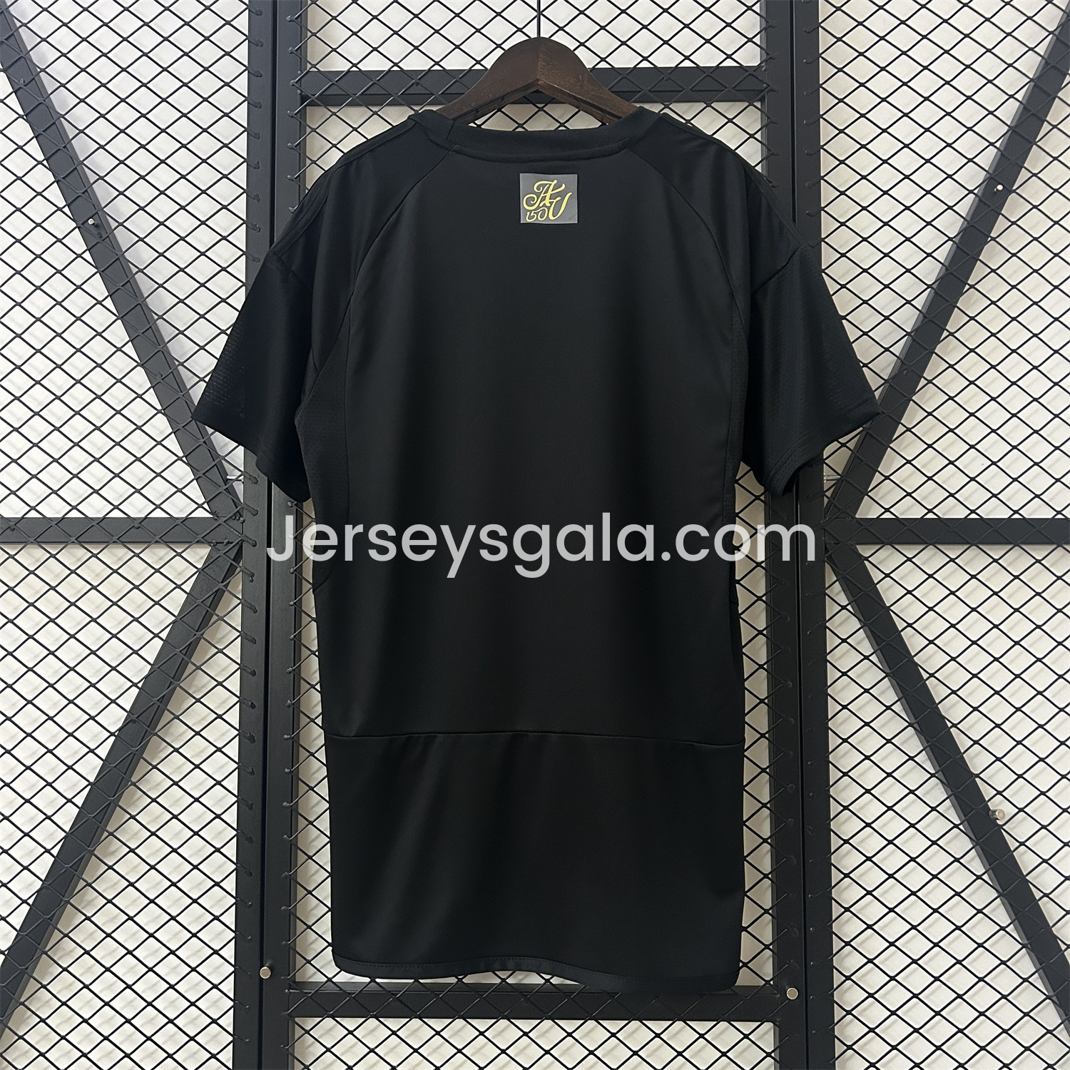 JerseysGala.com | Aston Villa 24-25 Black 150th Anniversary Jersey - Fans Version -Customize Name, Number and Patch | Worldwide Shipping