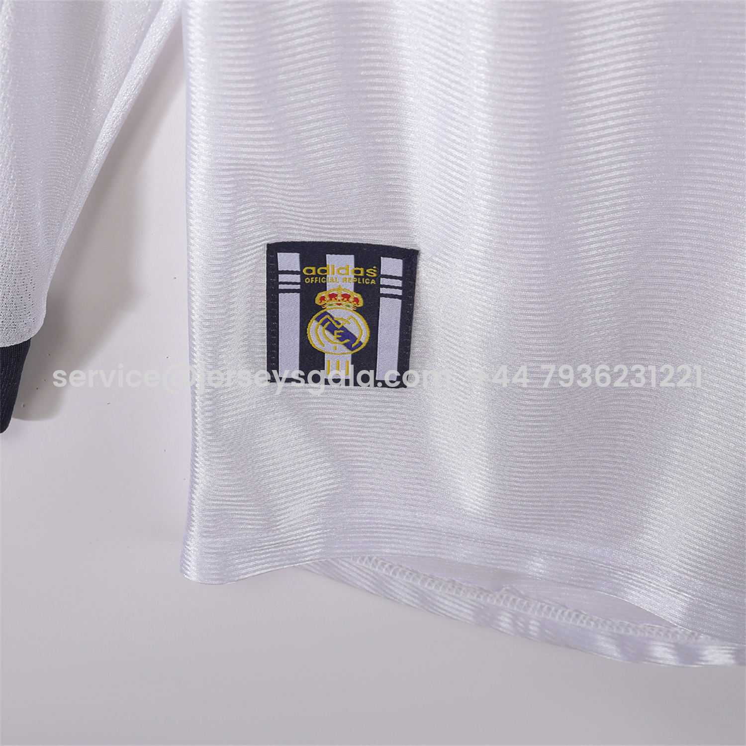 JerseysGala.com | Retro Real Madrid 1998-00 Home Long Sleeves Jersey -Customize Name, Number and Patch | Worldwide Shipping
