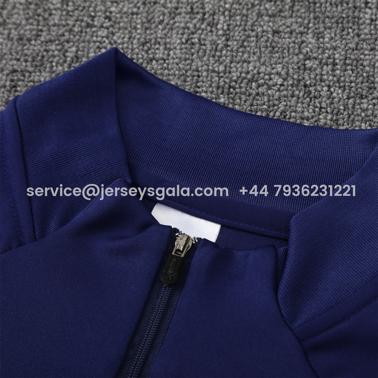 JerseysGala.com | Flamengo 25-26 Long Sleeve Training Set - Deep Blue Top & Deep Blue Pants -Customize Name, Number and Patch | Worldwide Shipping