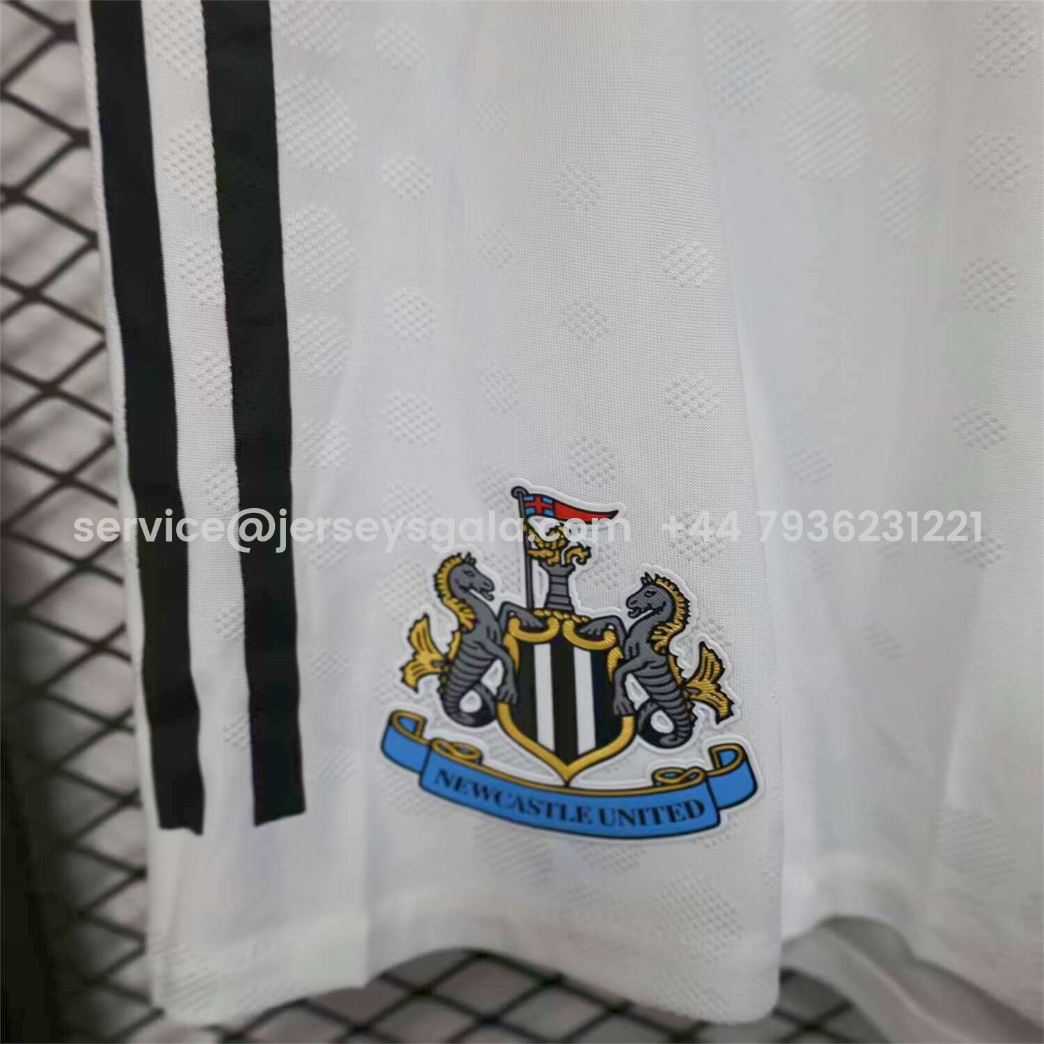JerseysGala.com | Newcastle United 25-26 Home White Shorts - Player Version -Customize Name, Number and Patch | Worldwide Shipping