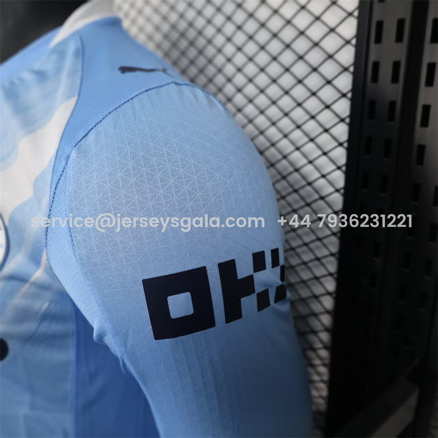 JerseysGala.com | Manchester City 25-26 Home Long Sleeves Jersey - Player Version -Customize Name, Number and Patch | Worldwide Shipping