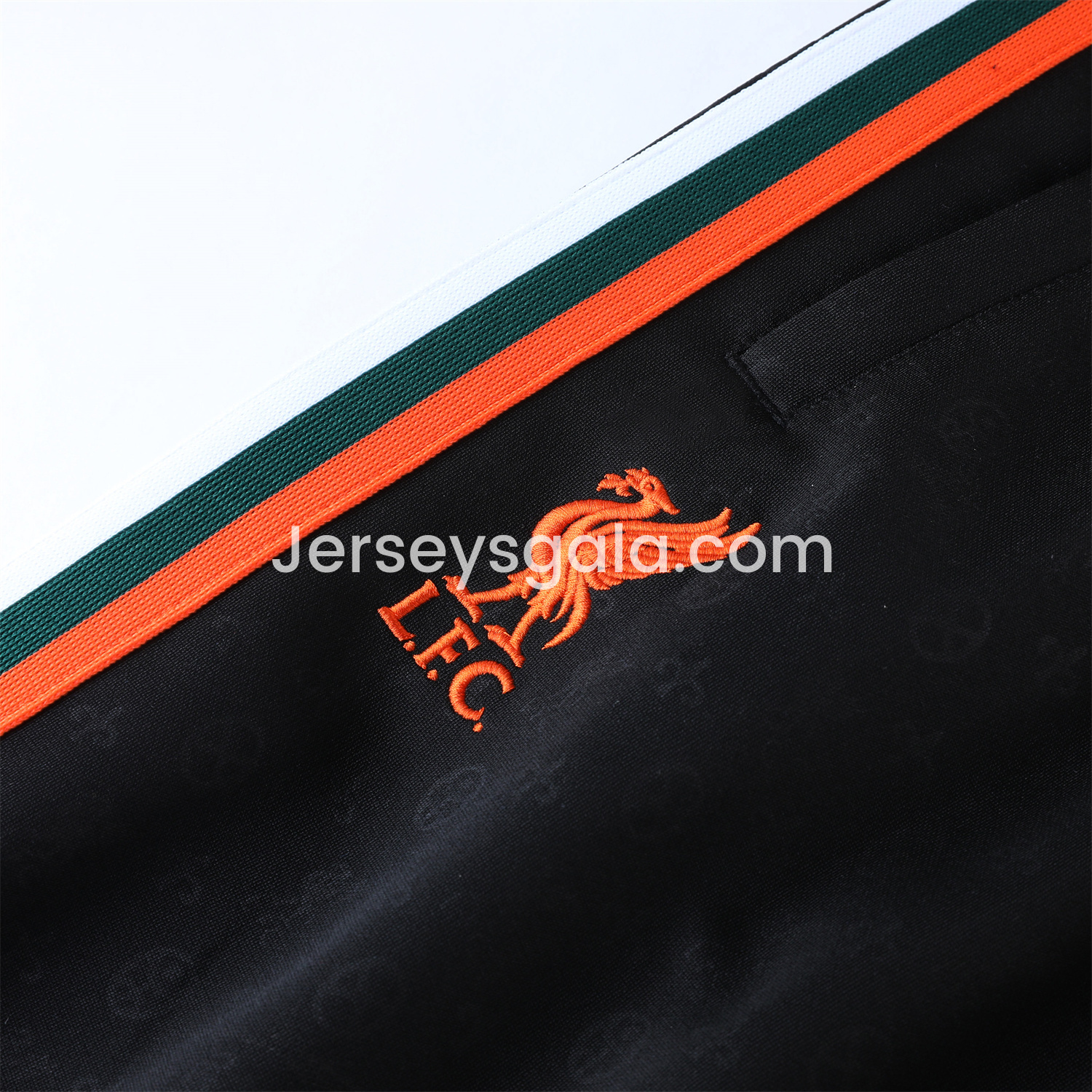 JerseysGala.com | Liver.pool 24-25 Jacket Training Tracksuit - Black -Customize Name, Number and Patch | Worldwide Shipping