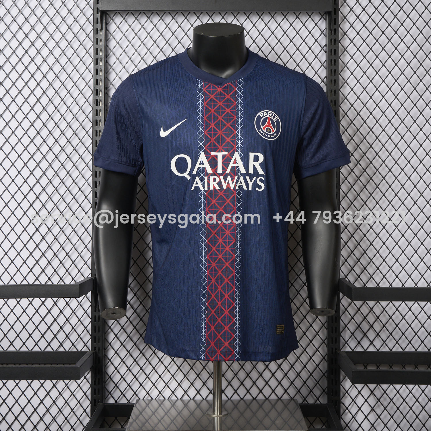 JerseysGala.com | Paris Saint-Germain PSG 25-26 Home Jersey - Player Version -Customize Name, Number and Patch | Worldwide Shipping