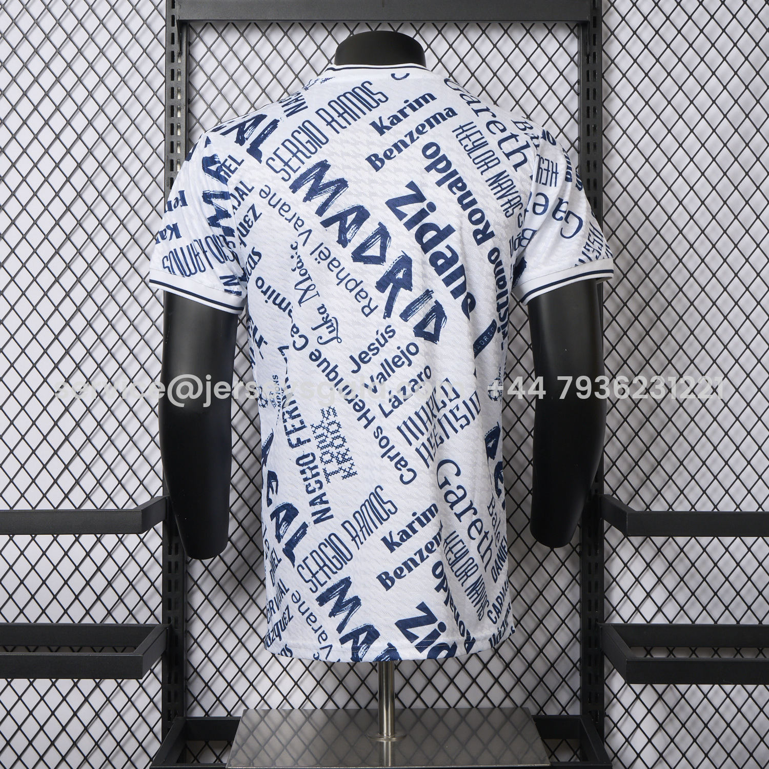 JerseysGala.com | Real Madrid 25-26 Graffiti Of Football Star Names Special Jersey - Player Version -Customize Name, Number and Patch | Worldwide Shipping