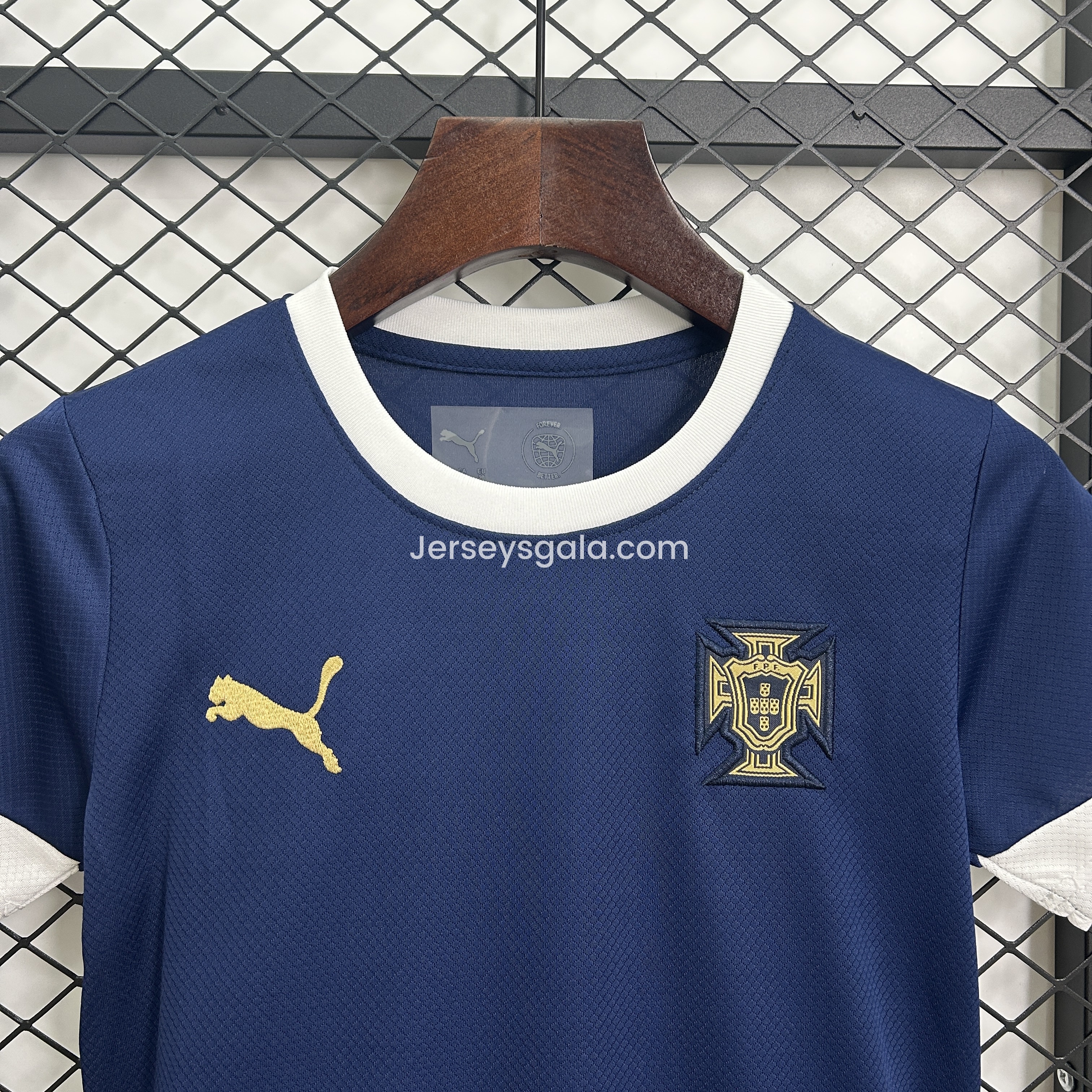 JerseysGala.com | Portugal 2025-26 Royal Blue Training Kids Kit -Customize Name, Number and Patch | Worldwide Shipping