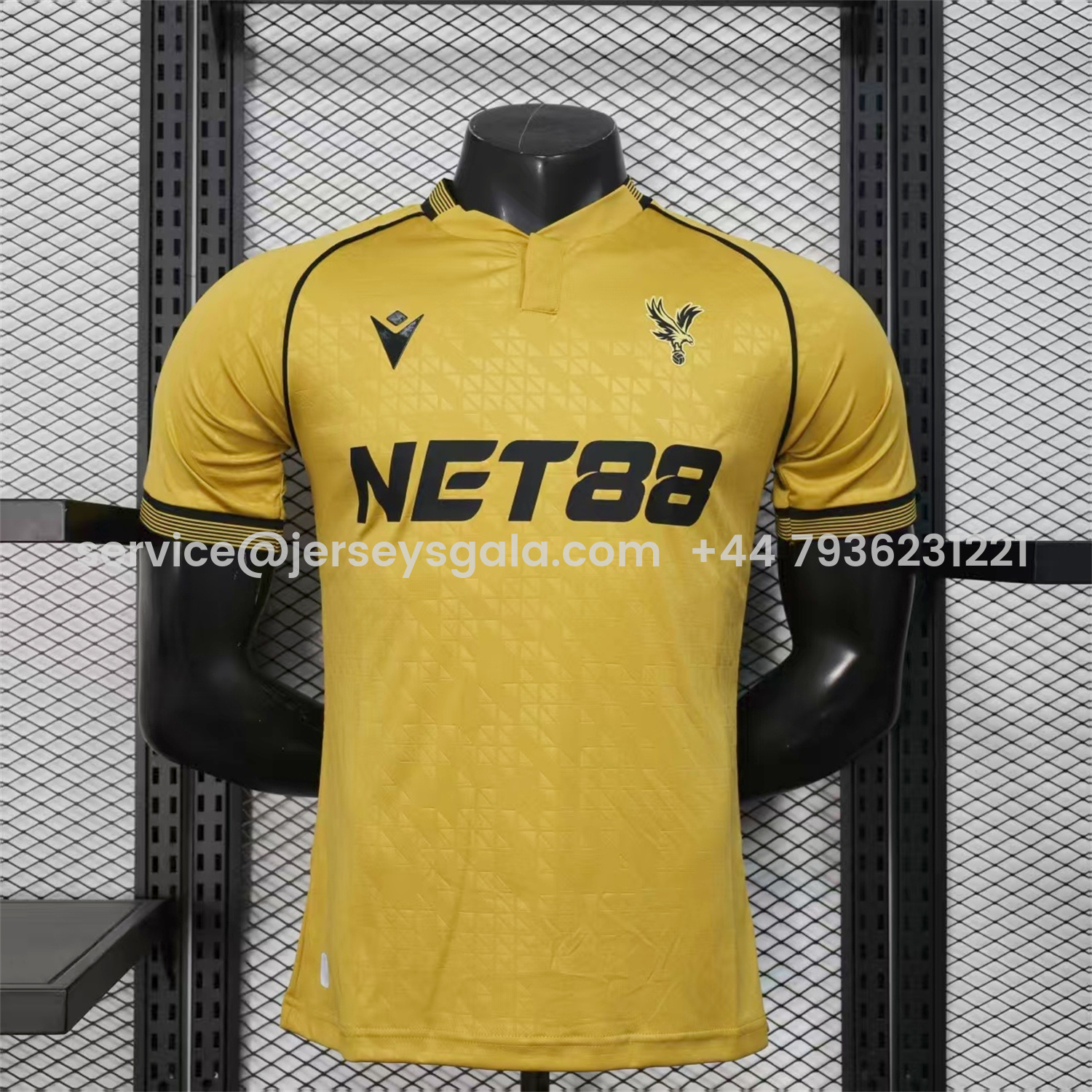 JerseysGala.com | Crystal Palace 25-26 Away Jersey - Player Version -Customize Name, Number and Patch | Worldwide Shipping