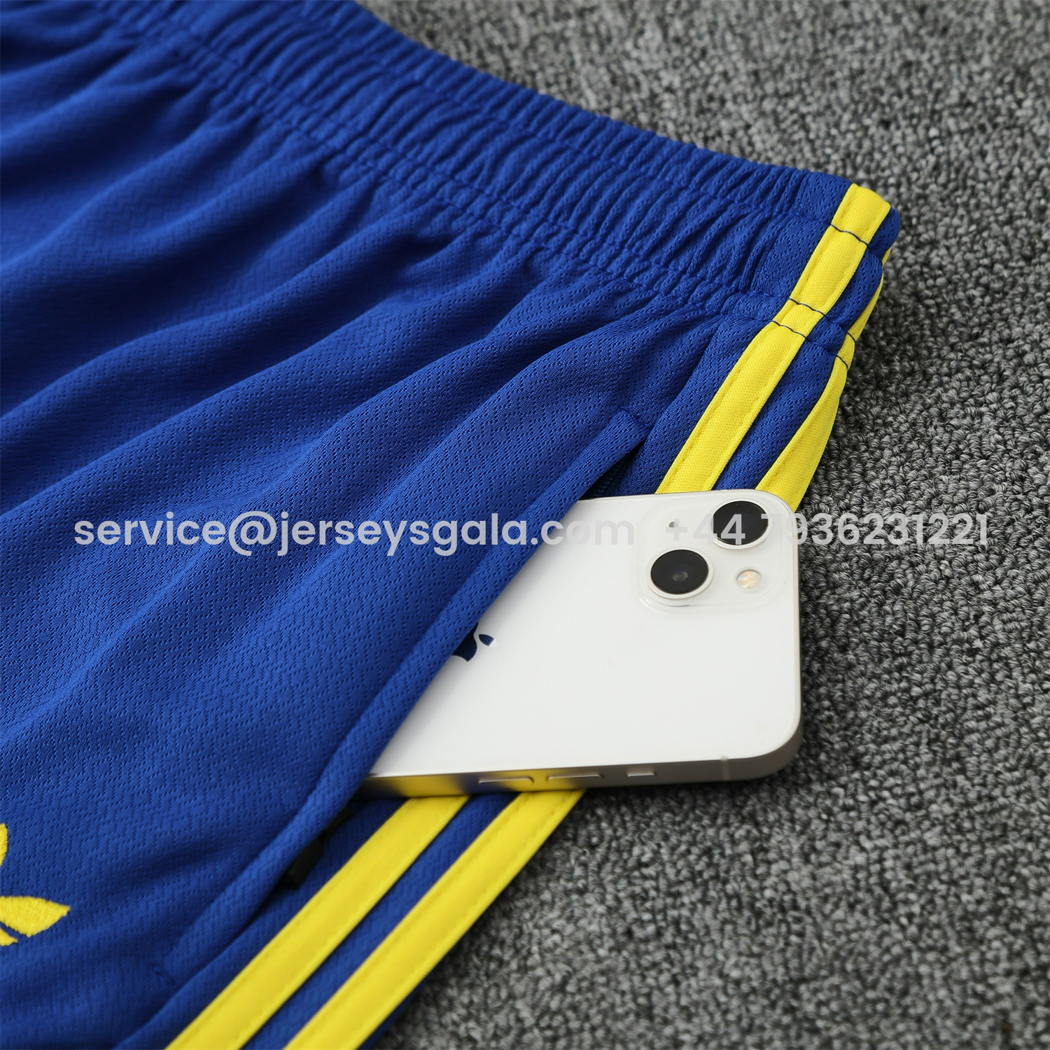 JerseysGala.com | Boca Juniors 25-26 Short-Sleeve Training Set - BlueTop & Blue Shorts -Customize Name, Number and Patch | Worldwide Shipping