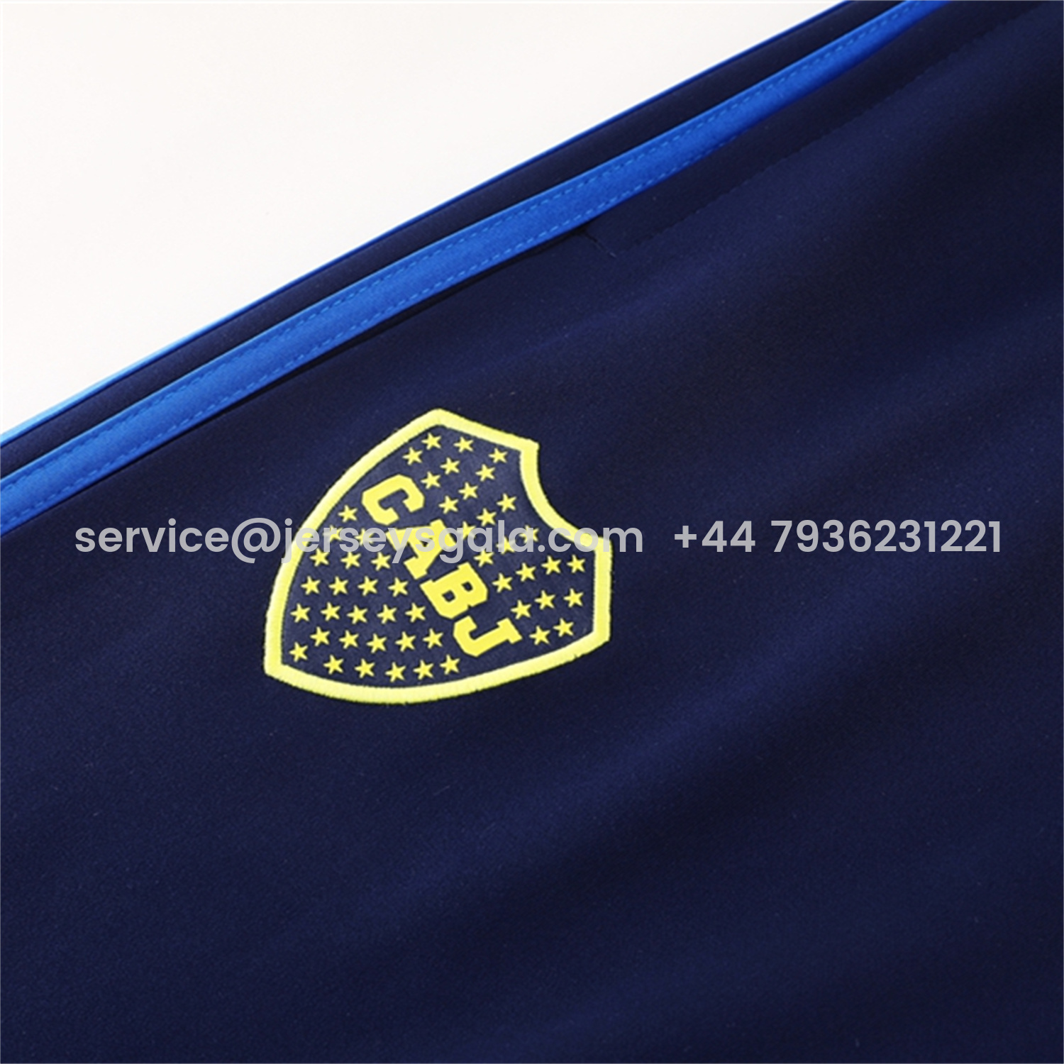 JerseysGala.com | Boca Juniors 25-26 Jacket Training Tracksuit - Royal Blue Jackets & Pants -Customize Name, Number and Patch | Worldwide Shipping