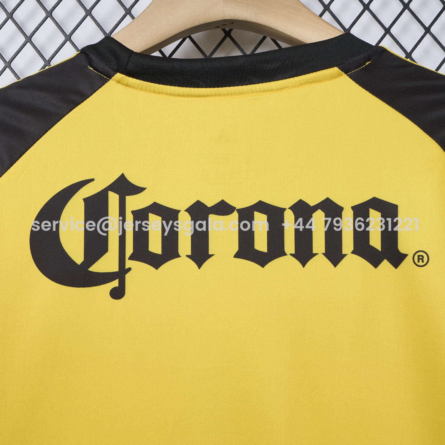 JerseysGala.com | Club América 25-26 Home Yellow Jersey - Fans Version -Customize Name, Number and Patch | Worldwide Shipping