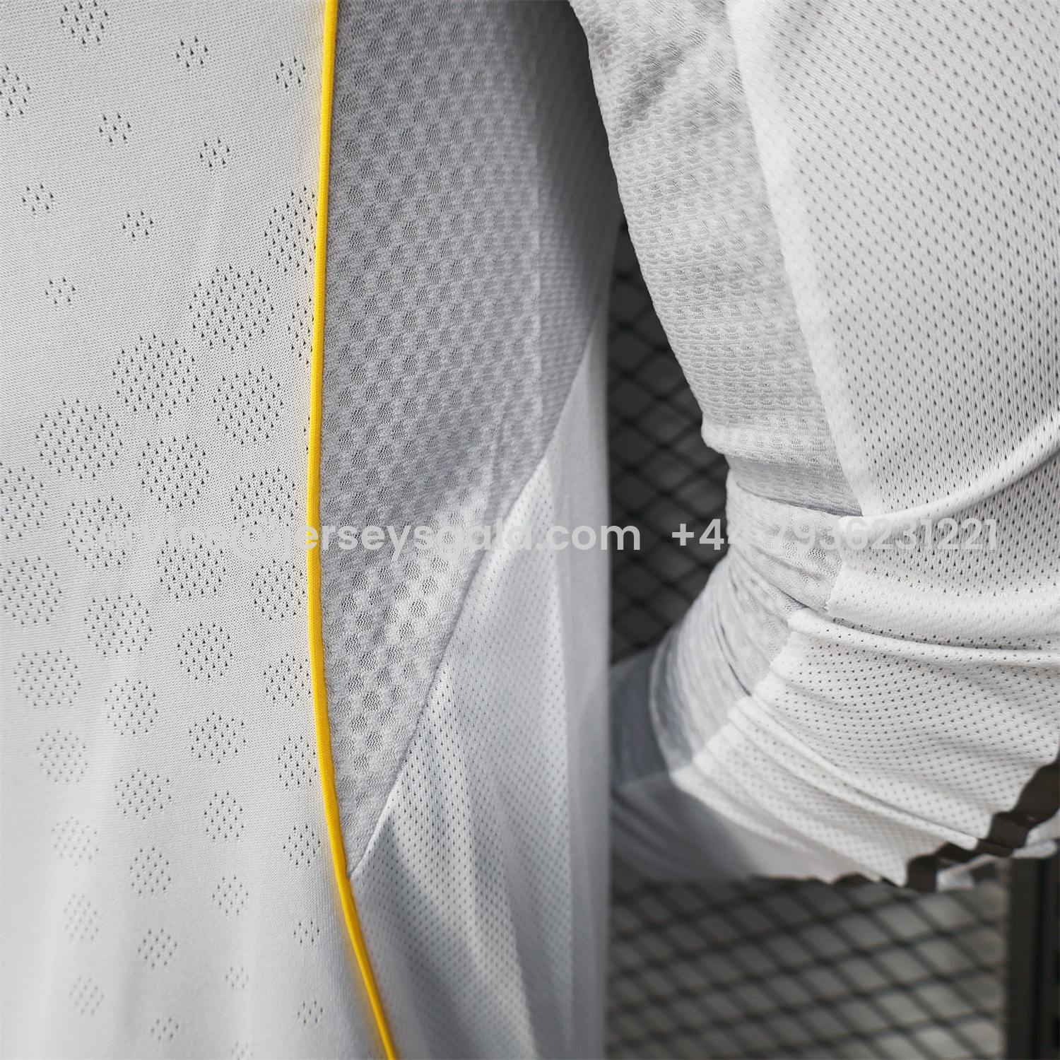JerseysGala.com | Real Madrid 25-26 Home Long Sleeves Jersey - Player Version -Customize Name, Number and Patch | Worldwide Shipping