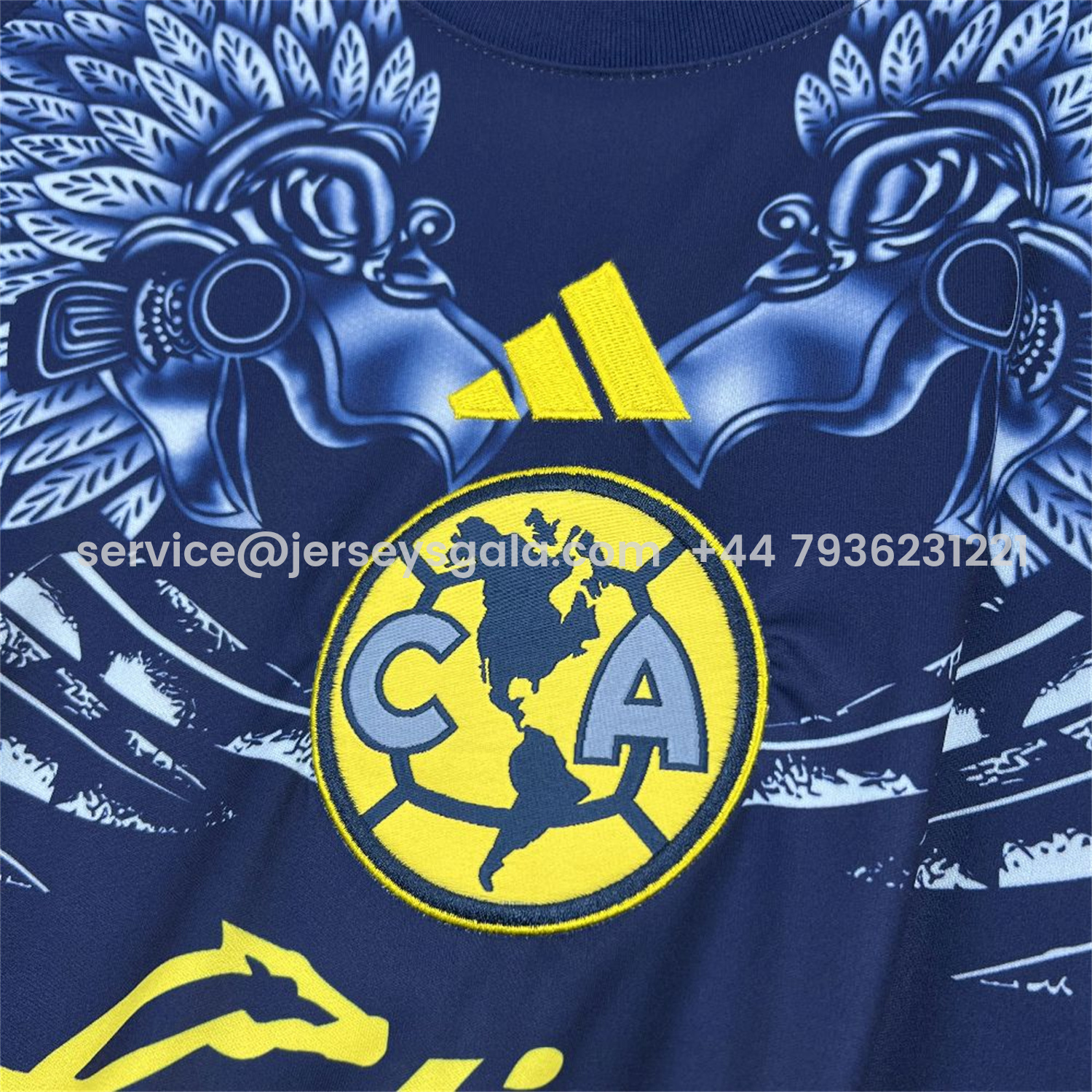 JerseysGala.com | Club América 25-26 Away Jersey - Fans Version -Customize Name, Number and Patch | Worldwide Shipping