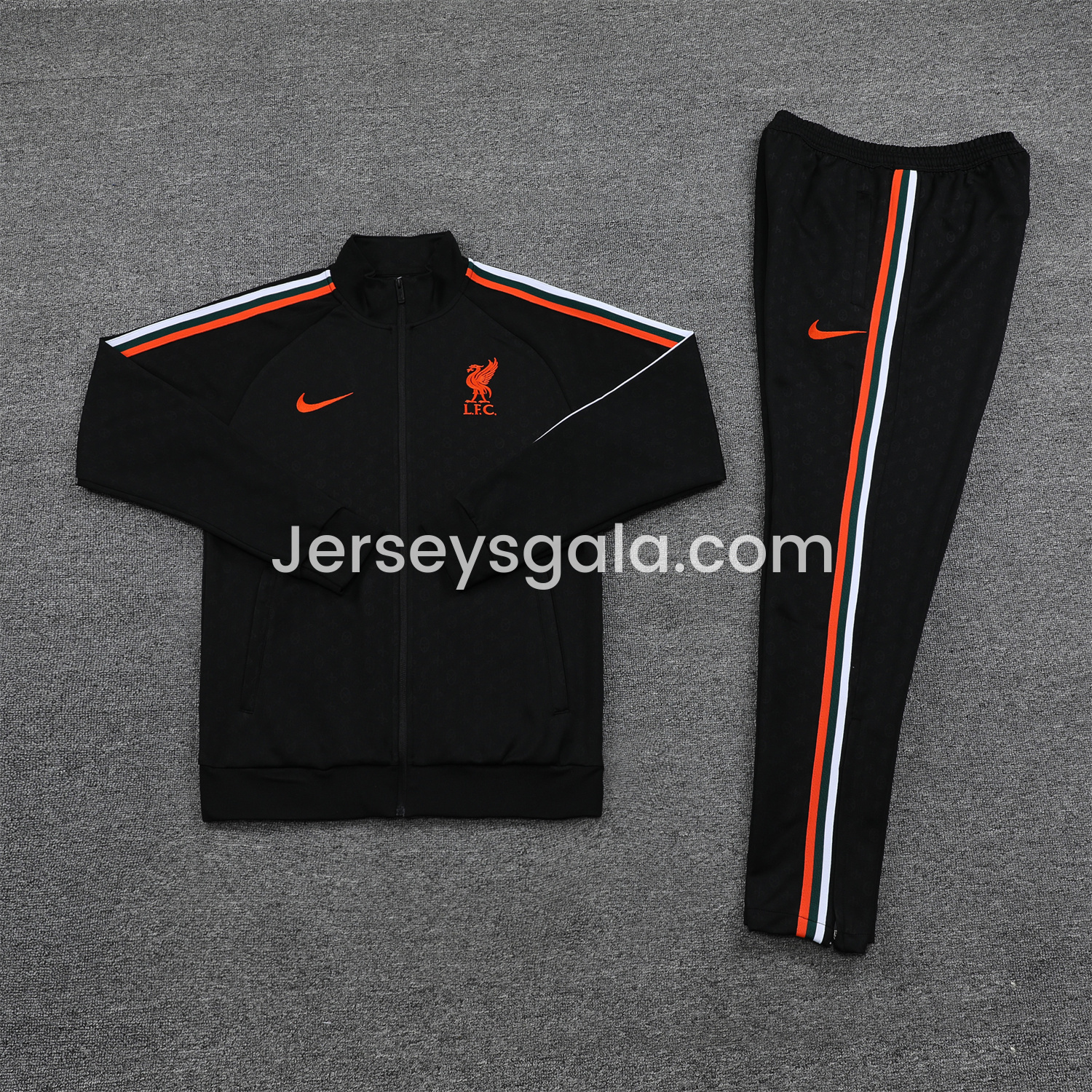 JerseysGala.com | Liver.pool 24-25 Jacket Training Tracksuit - Black -Customize Name, Number and Patch | Worldwide Shipping