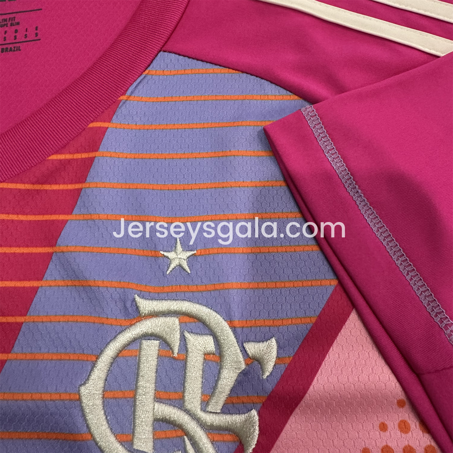 JerseysGala.com | Flamengo 25-26 Pink Goalkeeper Jersey - Fans Version -Customize Name, Number and Patch | Worldwide Shipping