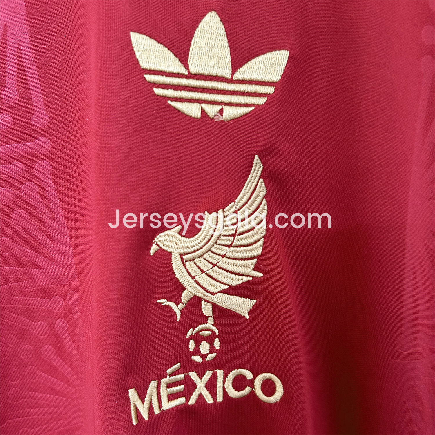 JerseysGala.com | Mexico 2025 Gold Cup Red Special Edition Jersey - Fans Version -Customize Name, Number and Patch | Worldwide Shipping