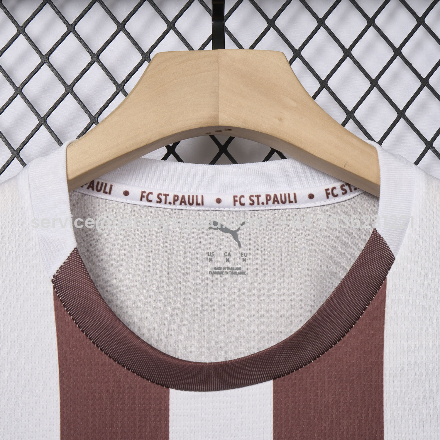 JerseysGala.com | St. Pauli 25-26 Home Jersey - Fans Version -Customize Name, Number and Patch | Worldwide Shipping