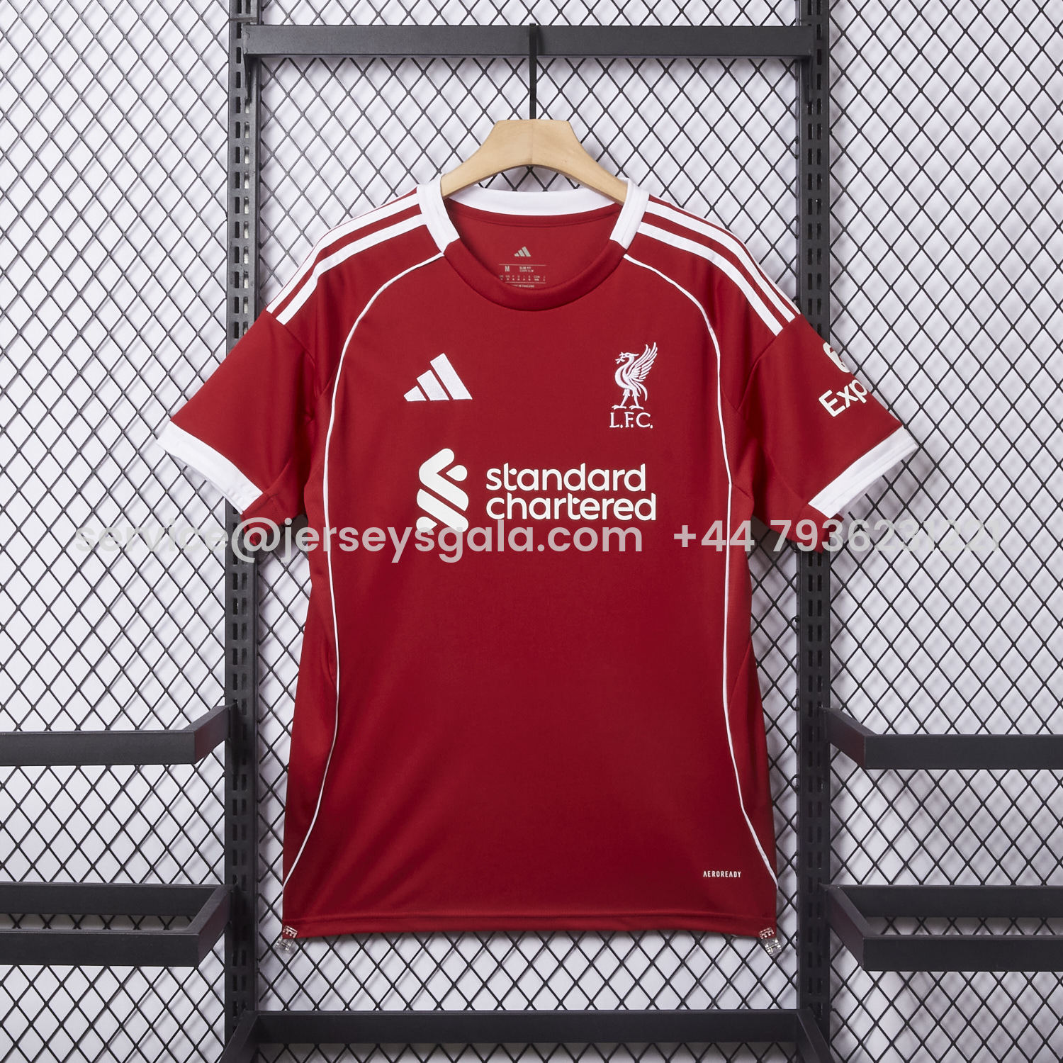 JerseysGala.com | Liver.pool 25-26 Home Jersey - Fans Version -Customize Name, Number and Patch | Worldwide Shipping
