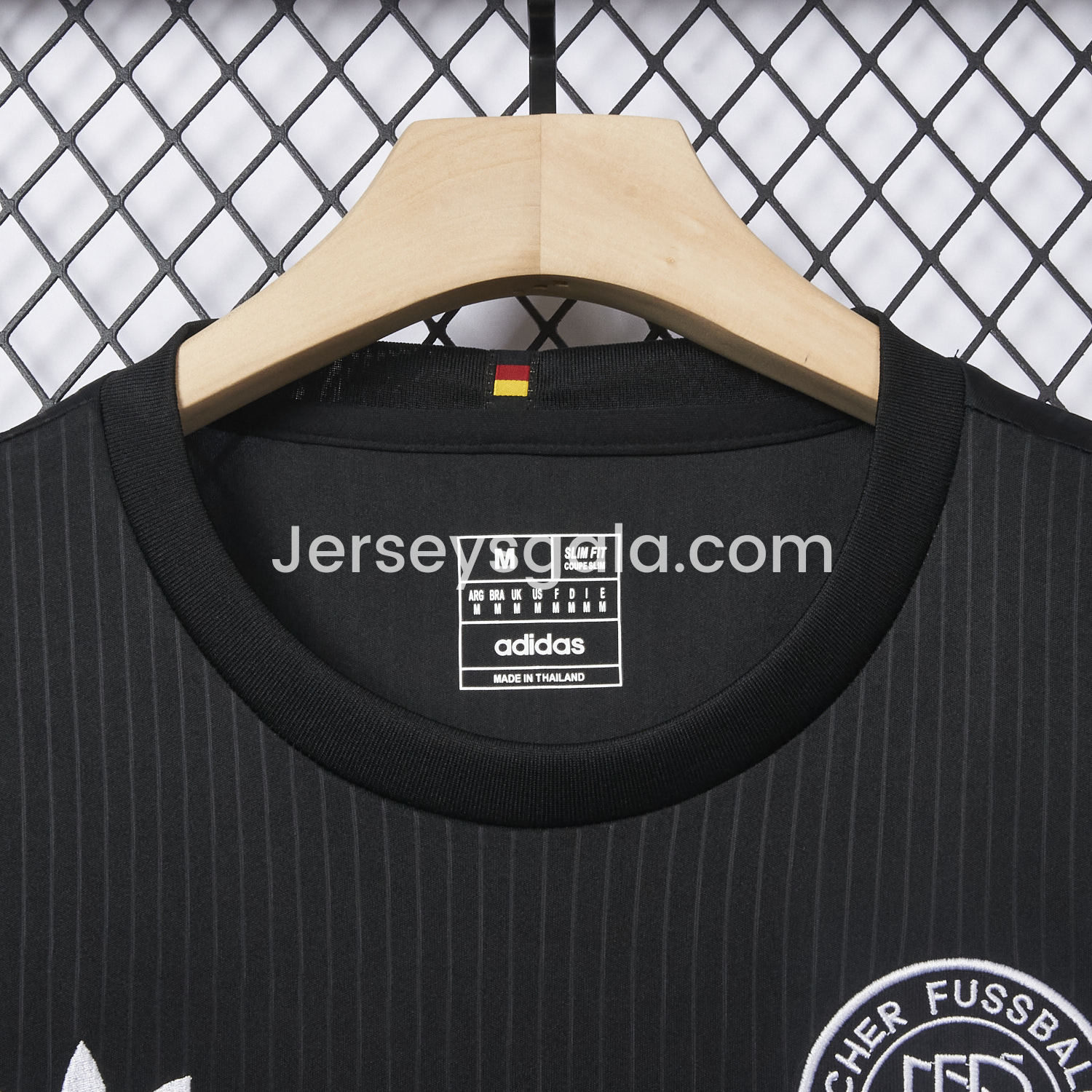 JerseysGala.com | Germany 2025 Black 125-Year Anniversary Commemorative Edition Jersey - Fans Version -Customize Name, Number and Patch | Worldwide Shipping