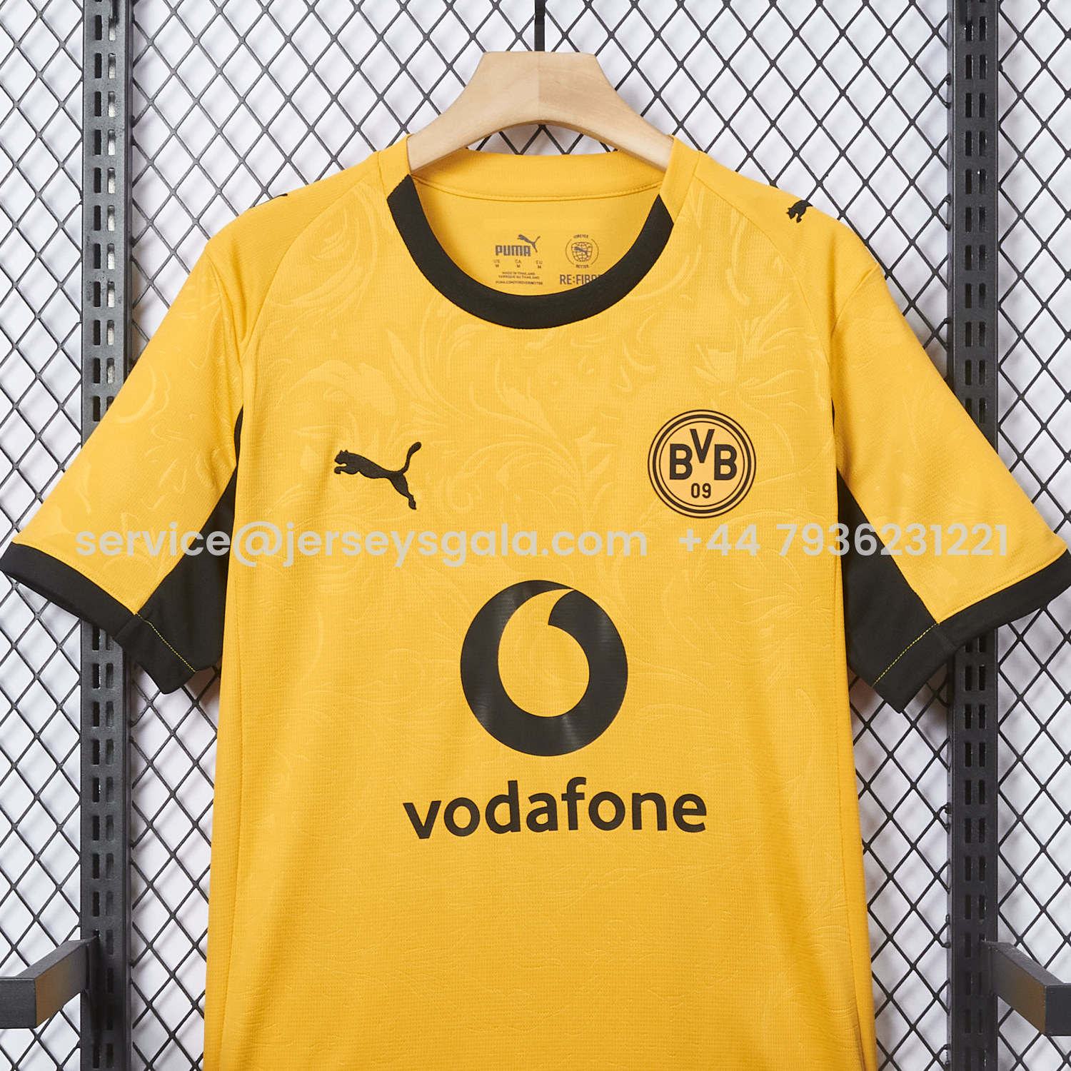JerseysGala.com | Dortmund 25-26 Yellow Cup Jersey With Sponsors - Fans Version -Customize Name, Number and Patch | Worldwide Shipping