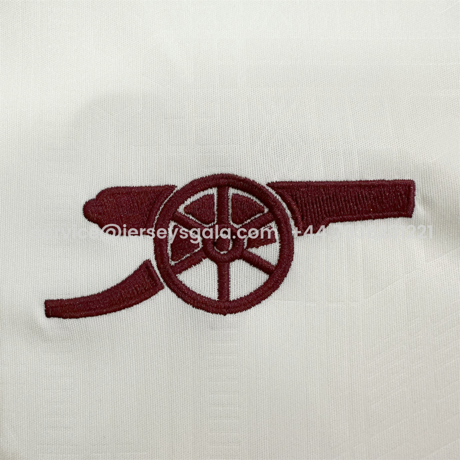 JerseysGala.com | Arsenal 25-26 Third White Jersey - Fans Version -Customize Name, Number and Patch | Worldwide Shipping