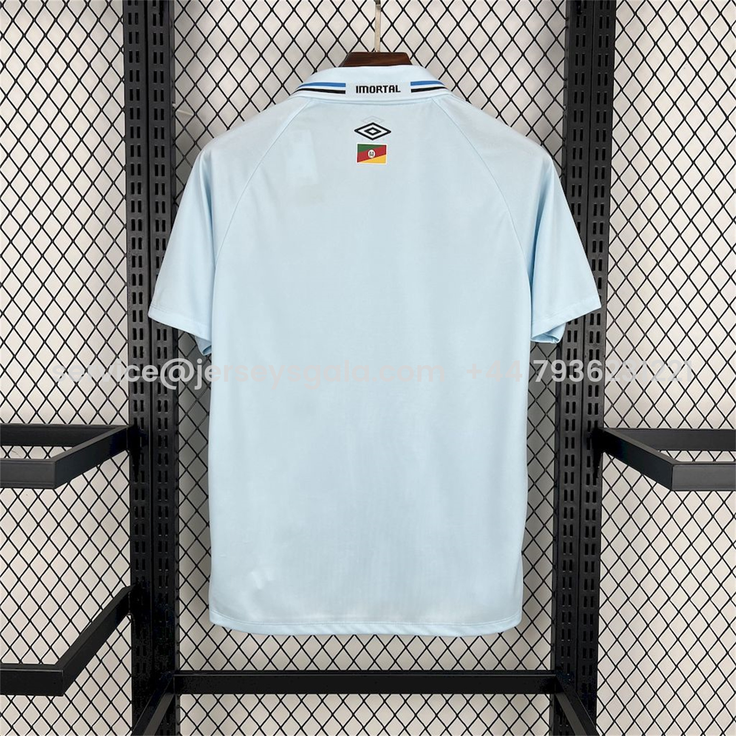 JerseysGala.com | Gremio 25-26 Away Unsponsored Jersey - Fans Version -Customize Name, Number and Patch | Worldwide Shipping