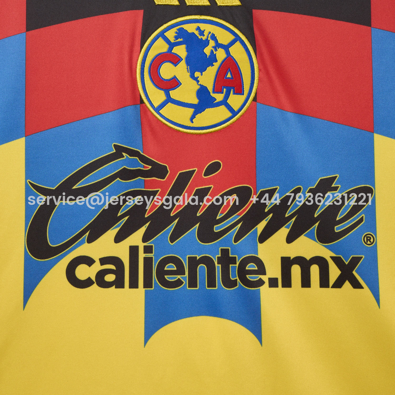 JerseysGala.com | Club América 25-26 Home Yellow Jersey - Fans Version -Customize Name, Number and Patch | Worldwide Shipping