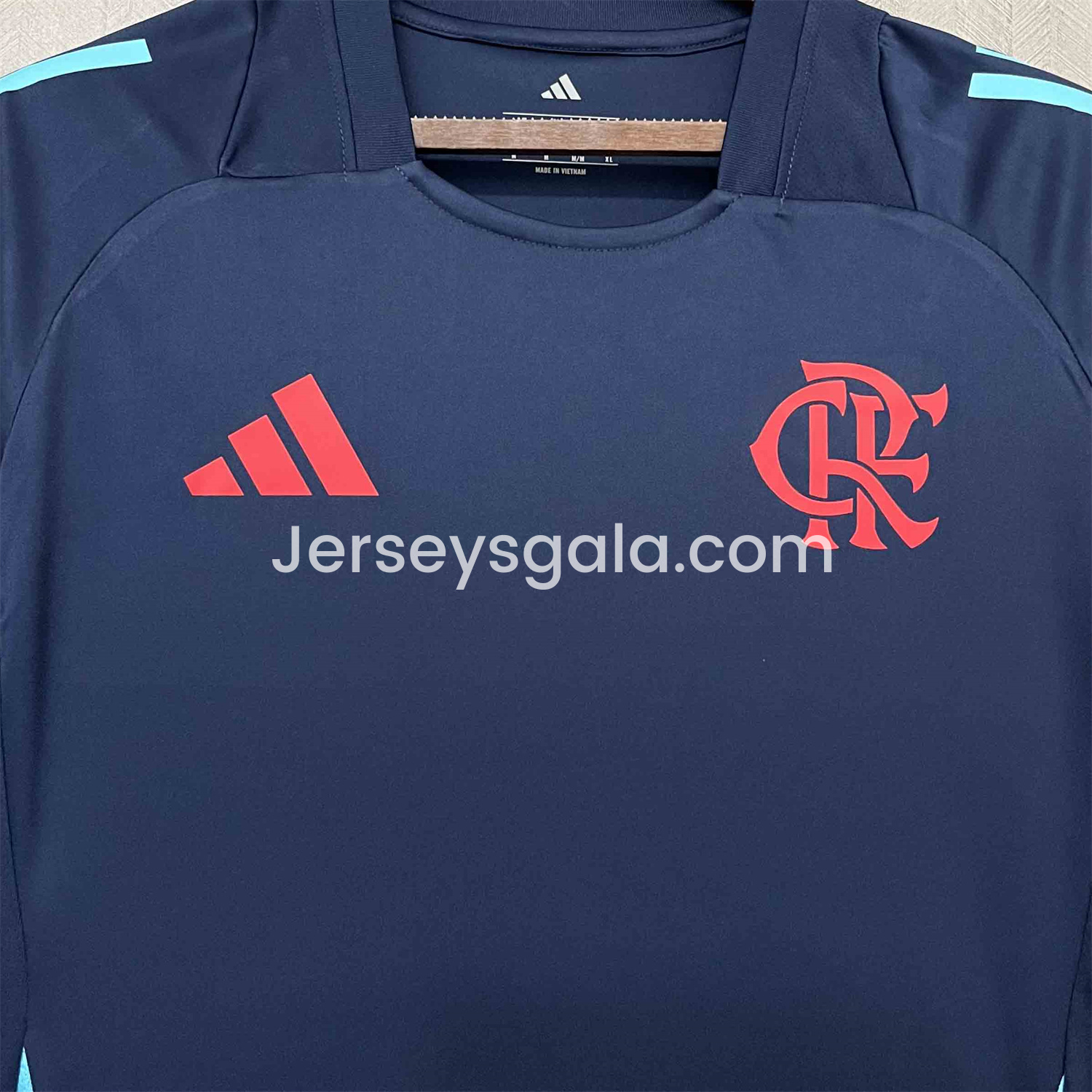 JerseysGala.com | Flamengo 25-26 Deep Blue Training Jersey - Fans Version -Customize Name, Number and Patch | Worldwide Shipping