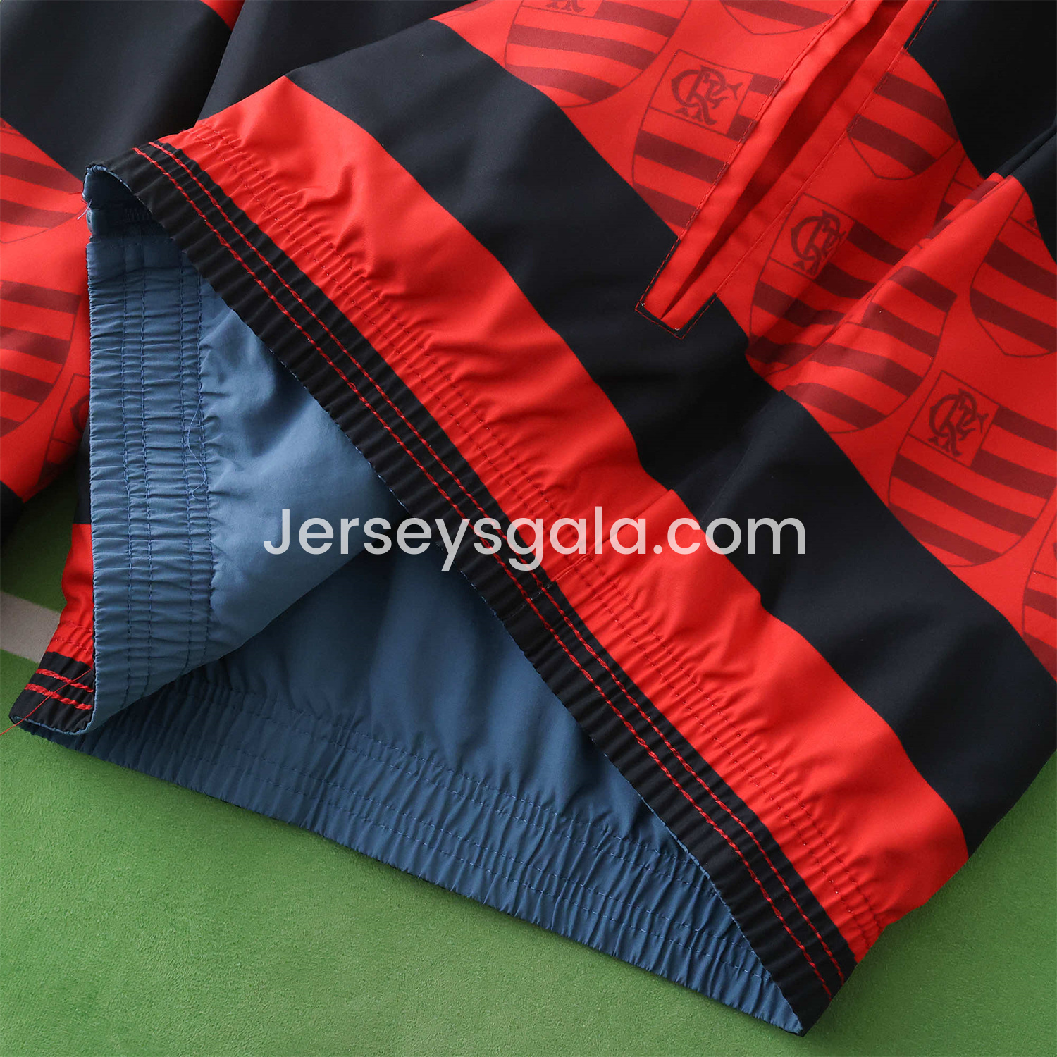 JerseysGala.com | Flamengo 24-25 Double Sided Reversible Windbreaker - Red & Blue -Customize Name, Number and Patch | Worldwide Shipping