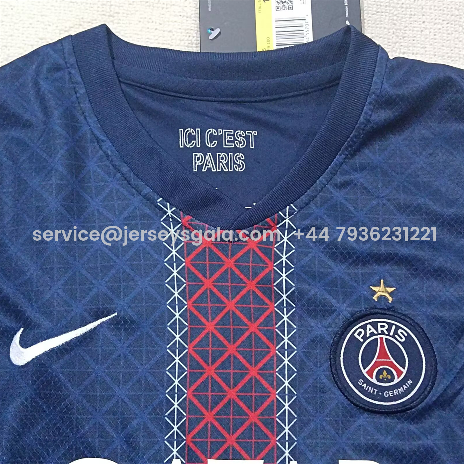 JerseysGala.com | Paris Saint-Germain PSG 25-26 Champions League Commemorative Edition Kids Kit -Customize Name, Number and Patch | Worldwide Shipping