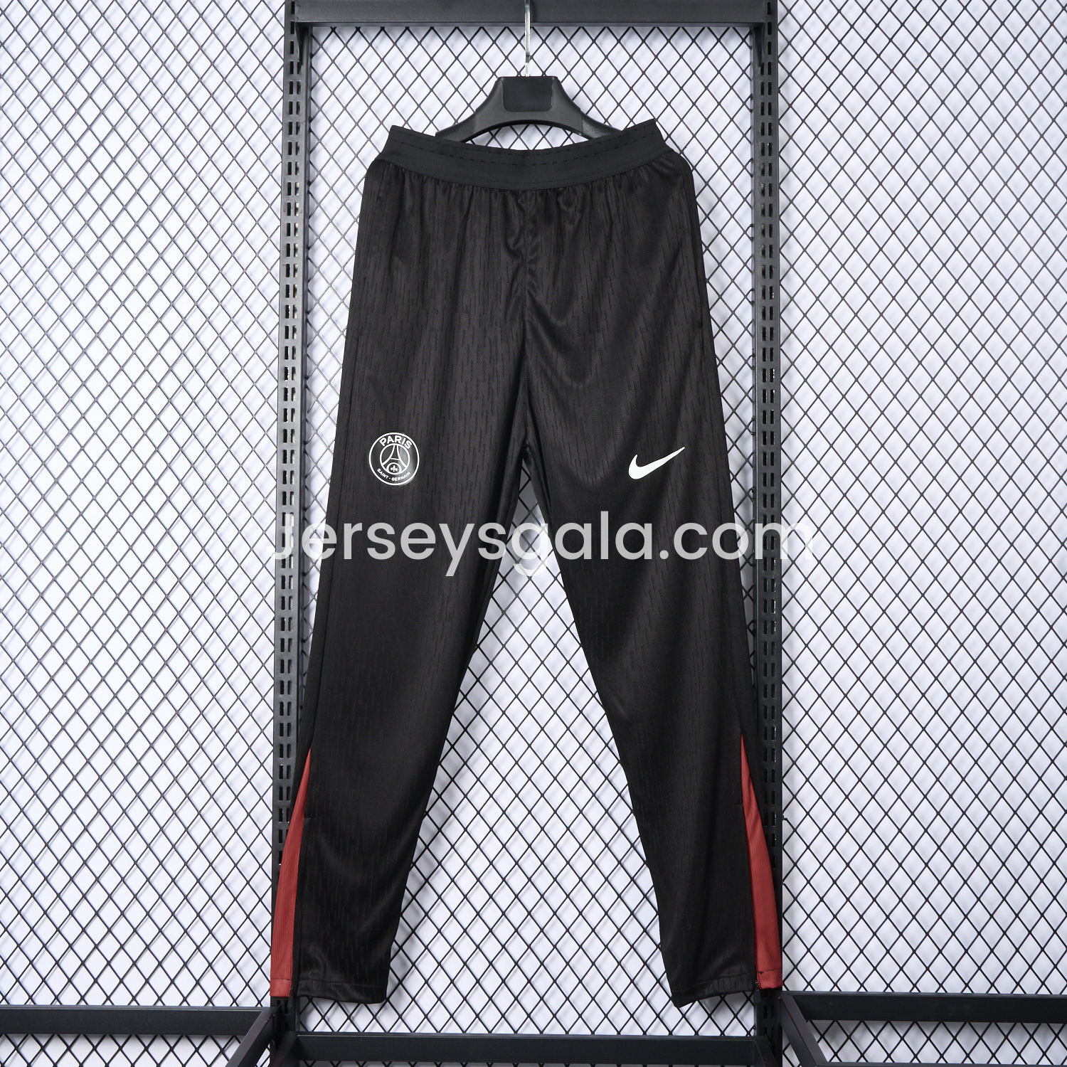 JerseysGala.com | Paris Saint-Germain PSG 24-25 Black Training Pants - Player Version -Customize Name, Number and Patch | Worldwide Shipping