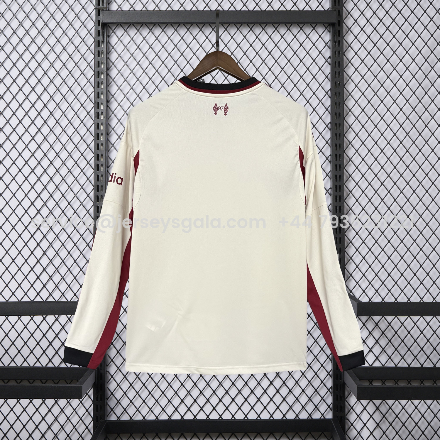 JerseysGala.com | Liver.pool 25-26 Away Long Sleeves Jersey - Fans Version -Customize Name, Number and Patch | Worldwide Shipping