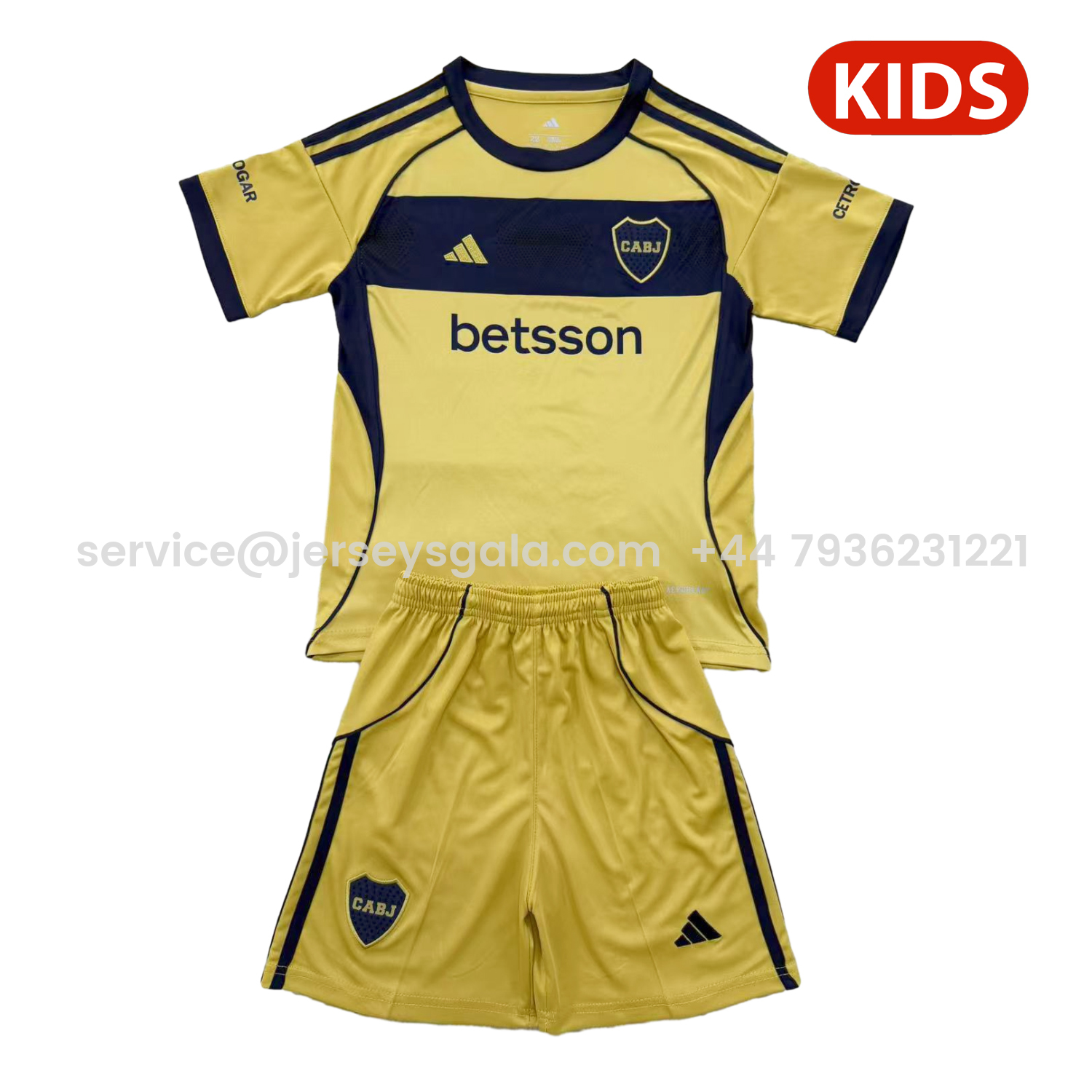 JerseysGala.com | Boca Juniors 25-26 Away Kids Kit -Customize Name, Number and Patch | Worldwide Shipping