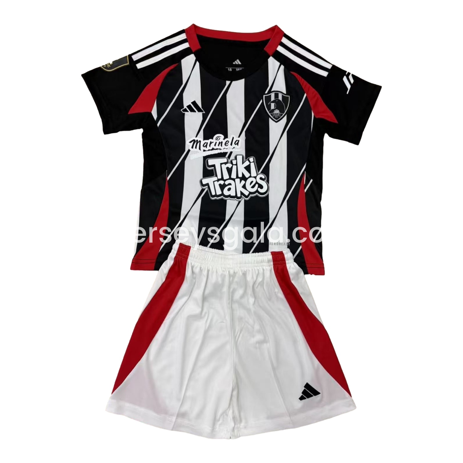 JerseysGala.com | Club de Cuervos 25-26 Home Men's Adult Jersey Set - Fans Version -Customize Name, Number and Patch | Worldwide Shipping
