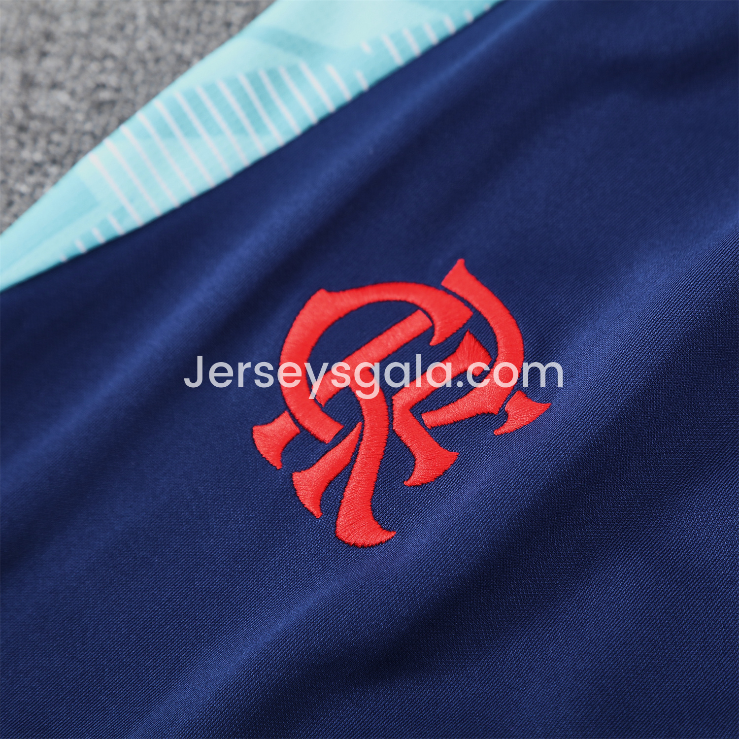 JerseysGala.com | Flamengo 25-26 Training Hoodie Set - Royal Blue Top and Pants -Customize Name, Number and Patch | Worldwide Shipping